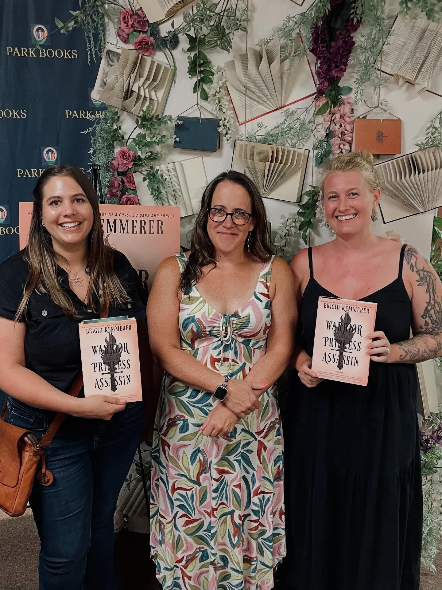 Such a fantastic week!! I finished the draft of my second thriller book under contract and got it sent back off to my editor, and then the next day got to celebrate the launch of @brigidkemmerer &lsquo;s Warrior Princess Assassin with my CP and besti