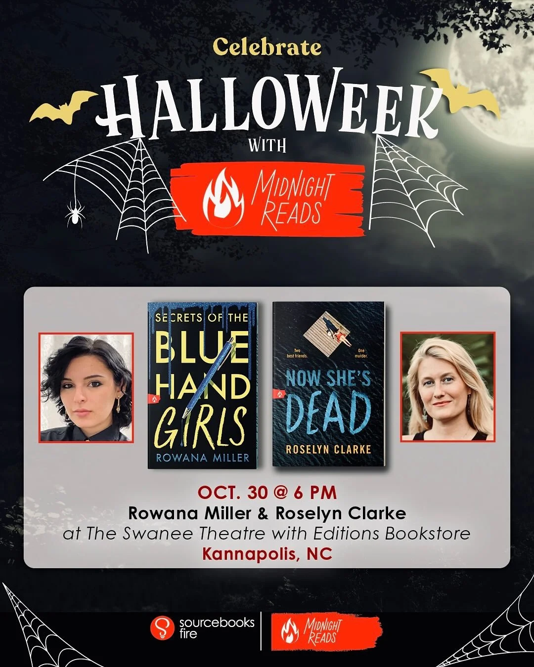 😱👻 this event is going to be such a fun way to kick off Halloween weekend and mash together love books and all things spooky!! If you&rsquo;re near Kannapolis, NC don&rsquo;t miss this free and fun event on October 30th!! 🎃📚 you can come and chat