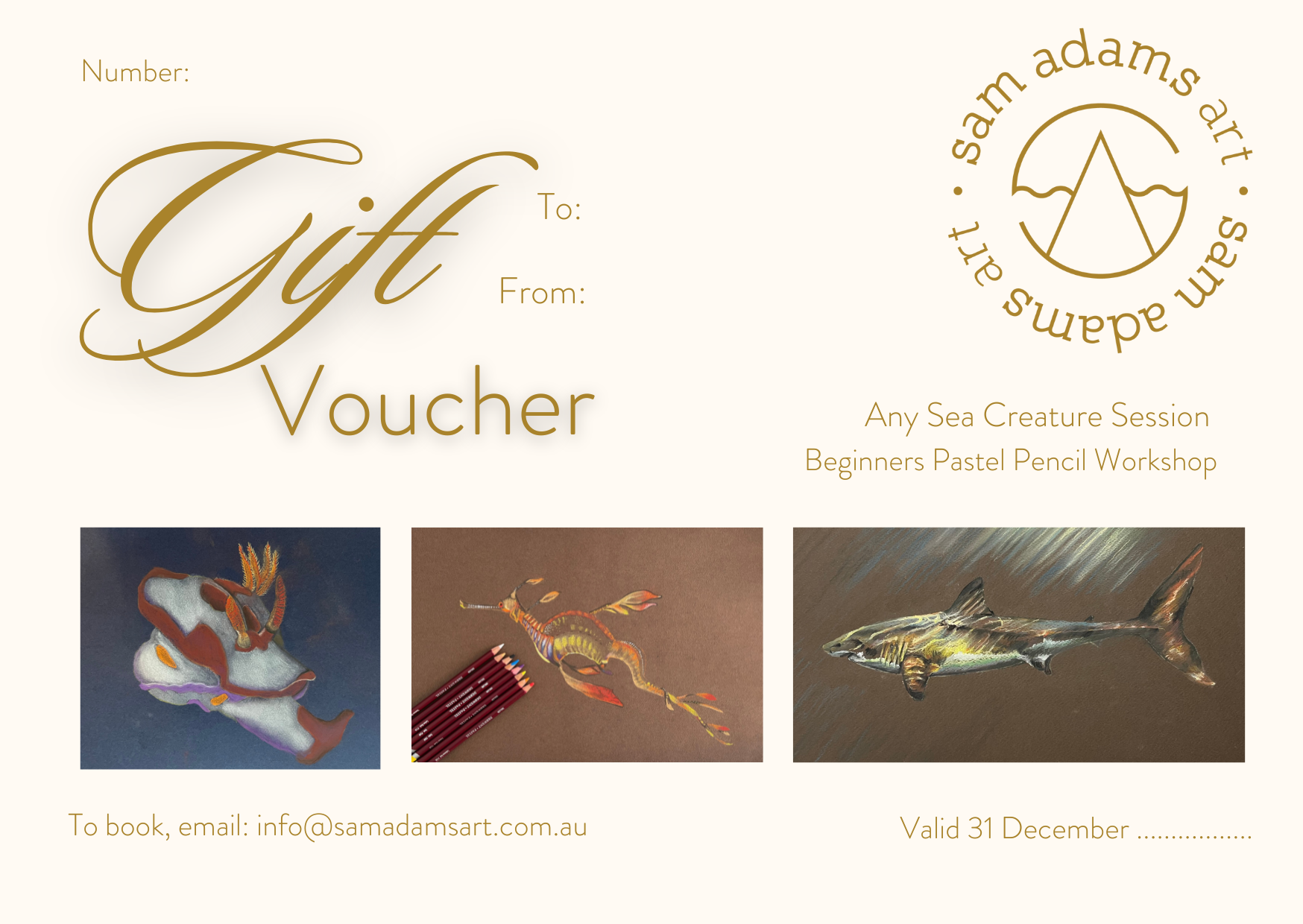Workshop Gift Vouchers (incl. postage)