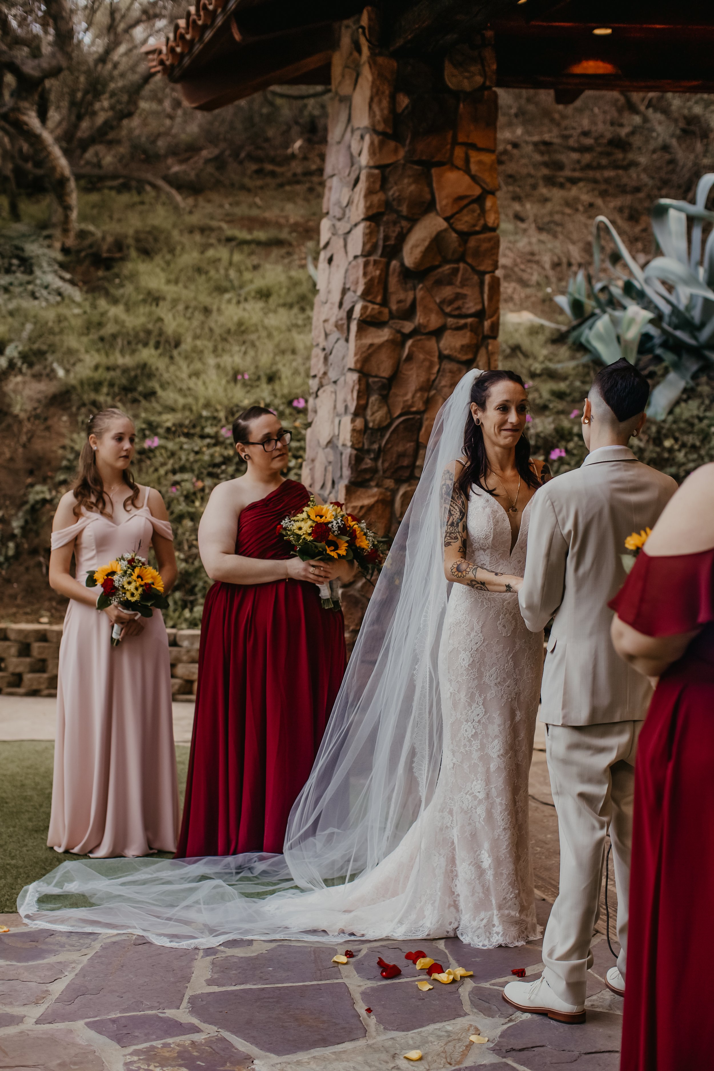 LGBTQ Wedding Ceremony at Pala Mesa Resort | By Southern California Wedding Photographer Jaide Welles