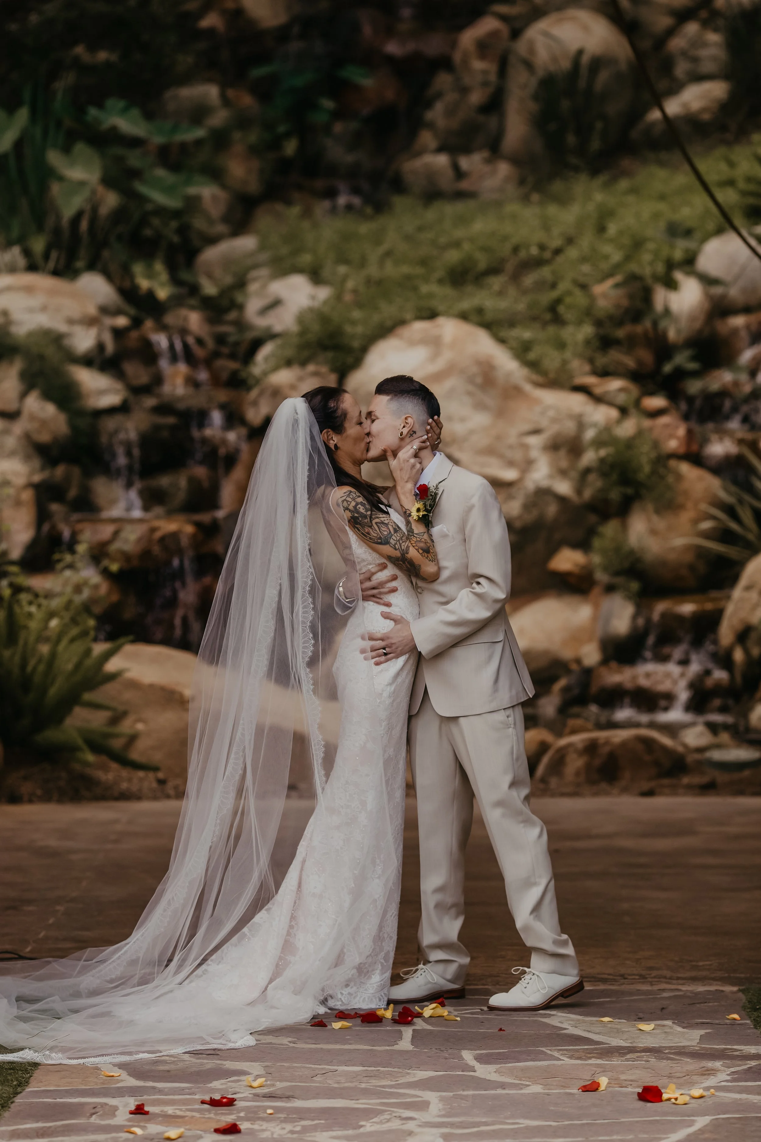 LGBTQ Wedding Ceremony at Pala Mesa Resort | By Southern California Wedding Photographer Jaide Welles