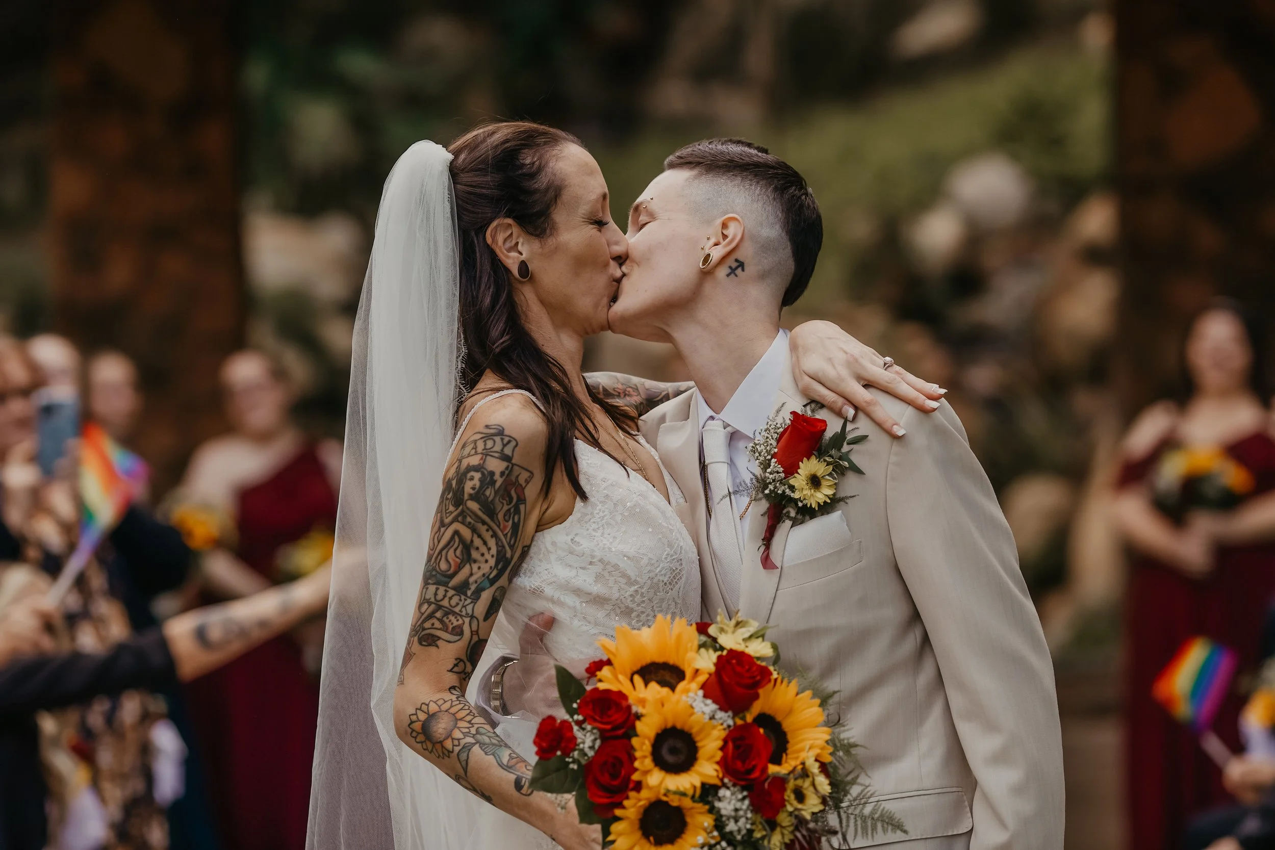 LGBTQ Wedding Ceremony at Pala Mesa Resort | By Southern California Wedding Photographer Jaide Welles