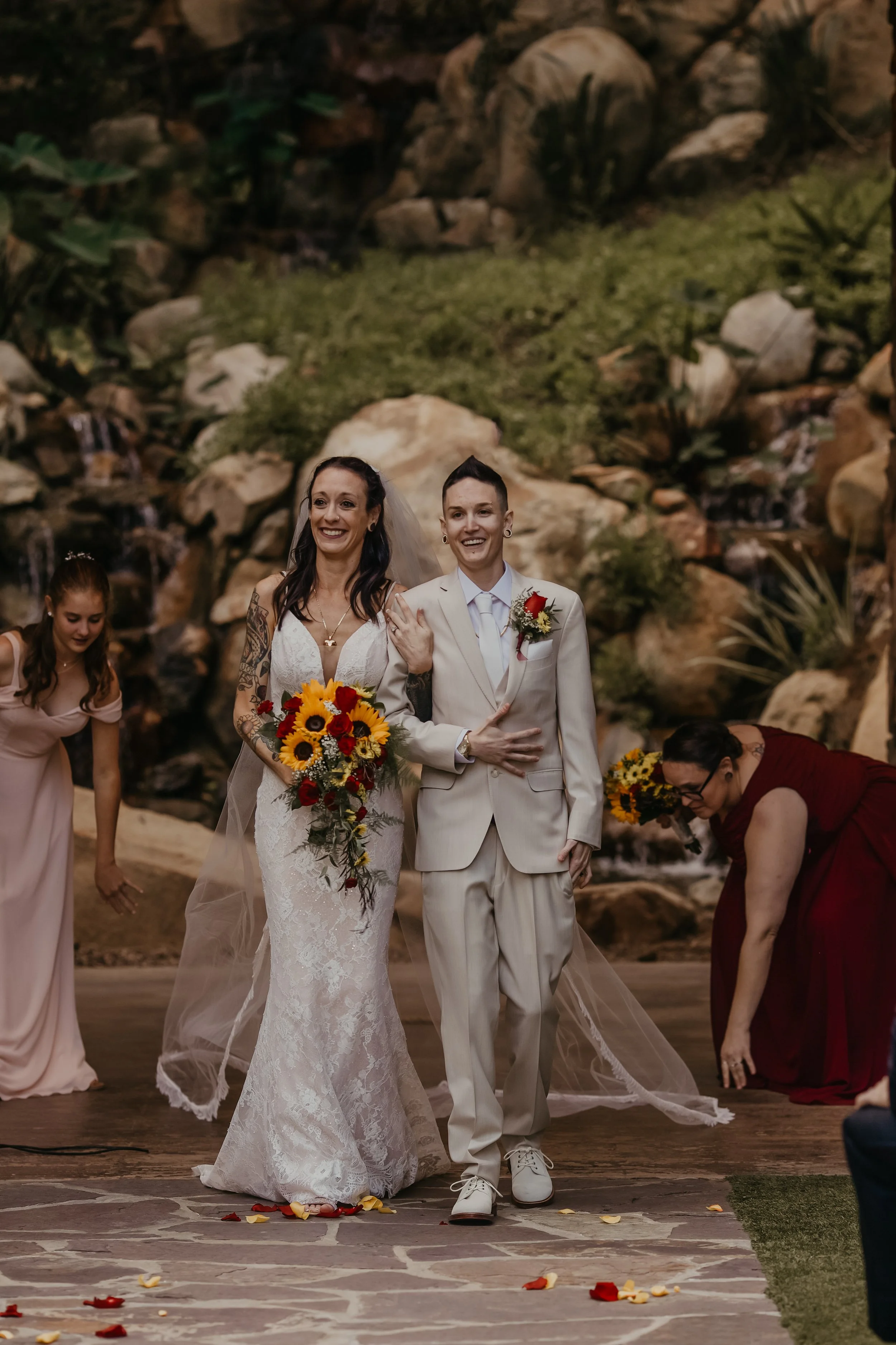 LGBTQ Wedding Ceremony at Pala Mesa Resort | By Southern California Wedding Photographer Jaide Welles