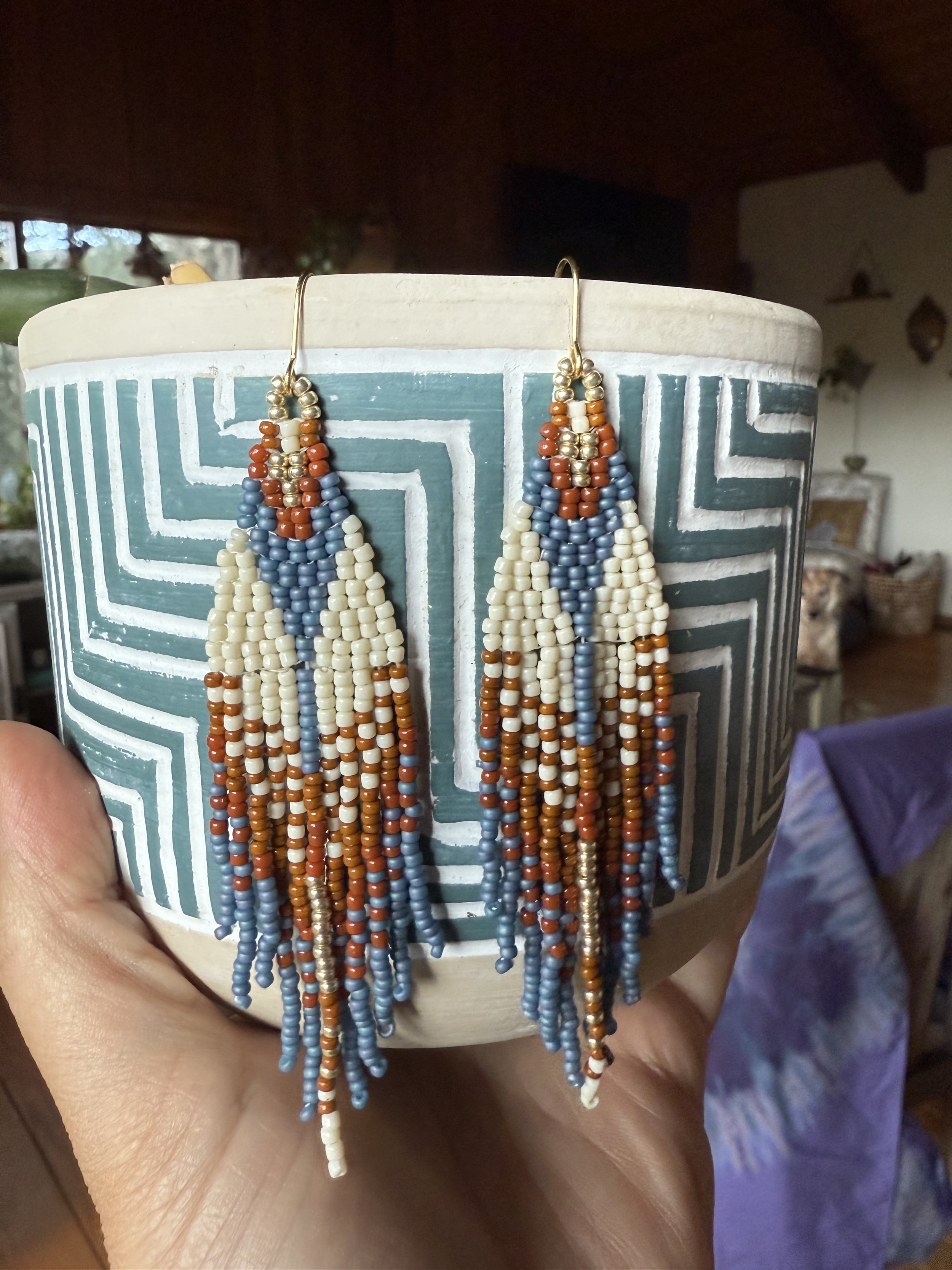 Beaded earrings