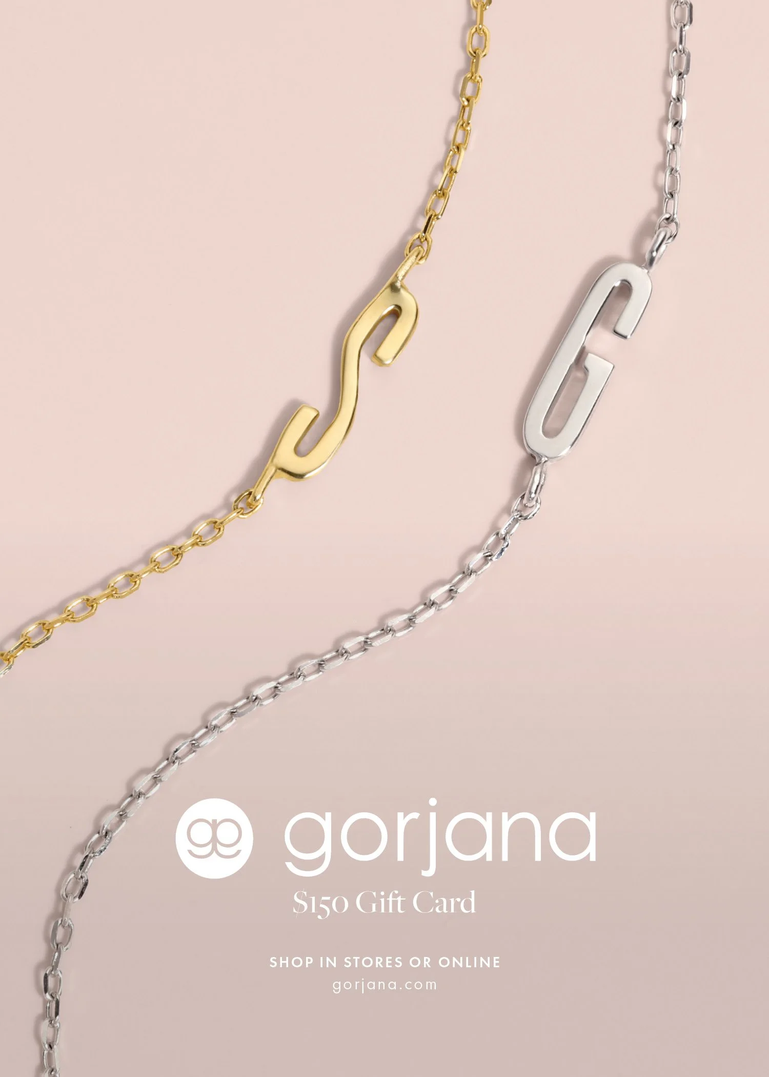 Gorjana Jewelry Gift Card $150.00 - Item Number: 8. Category: Jewelry. Retail Value: $150