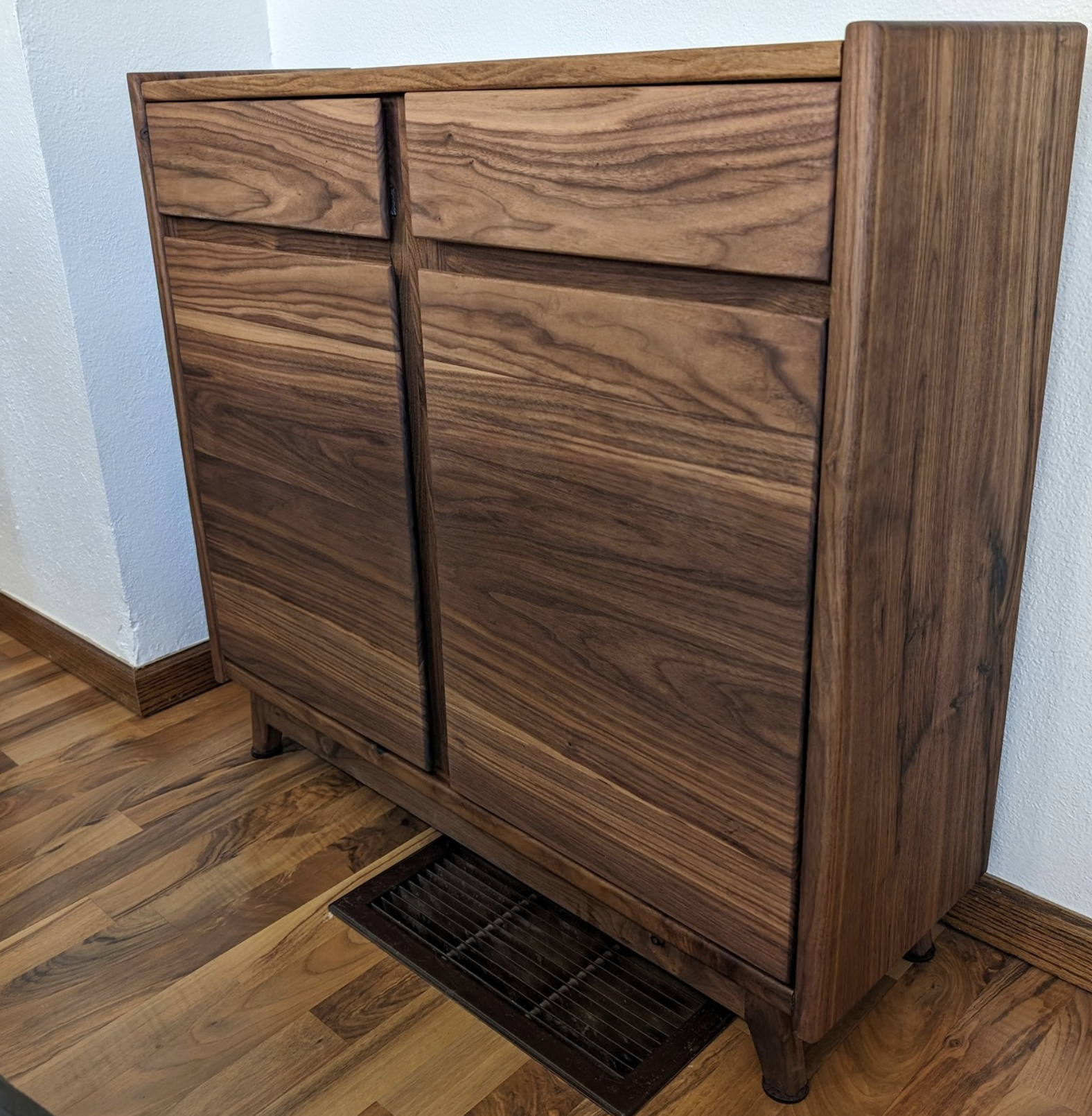 Black Walnut Waterfall Island