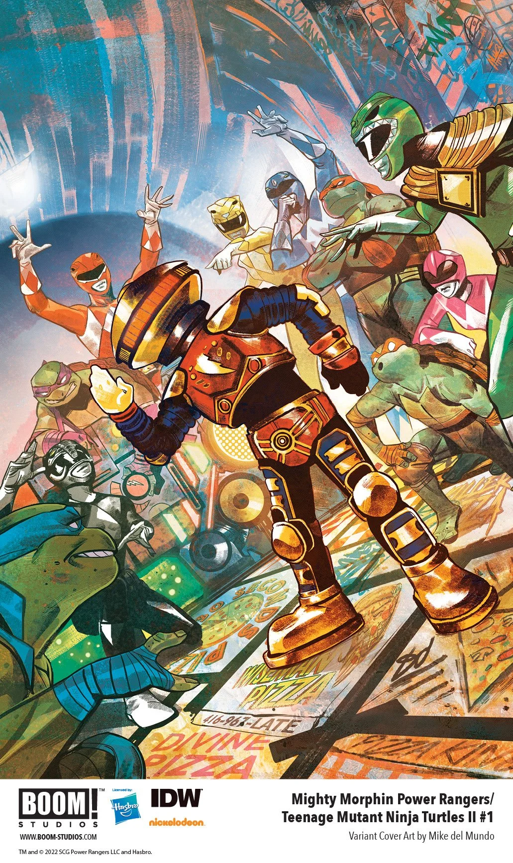 Teenage Mutant Ninja Turtles and Mighty Morphin Power Rangers Reunite ...
