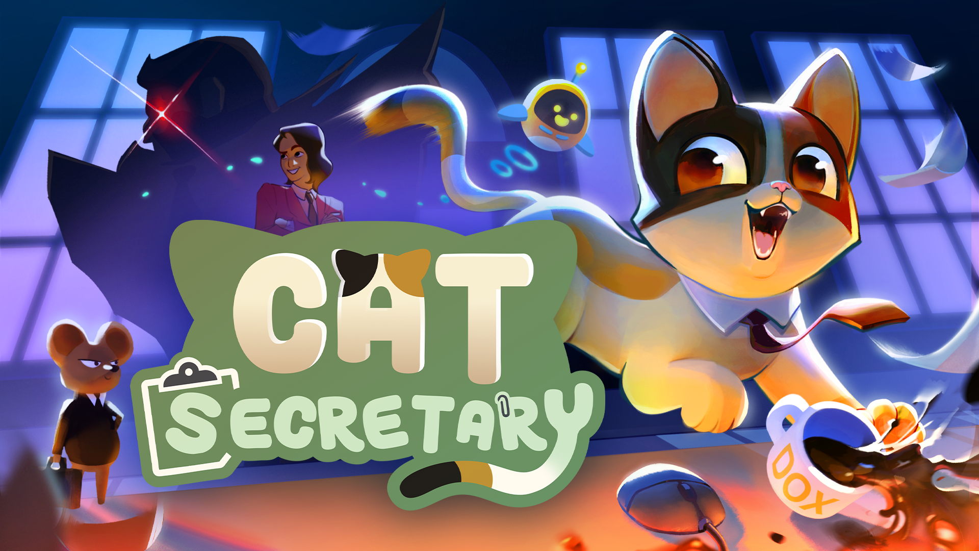 Your Favorite Anti-AI Office Feline Needs a Nap as Cat Secretary Moves its Release Date to the New Year! [Press Release]