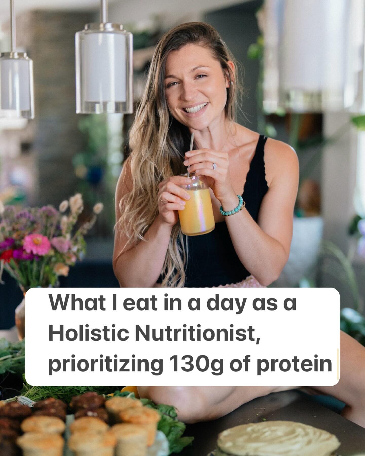 What I eat in a day as a Holistic Nutritionist prioritizing 130g of protein

😳I know it can feel like eating high protein is a full time job, but all that guess work is removed when you&rsquo;re following a tailored meal plan!

🤏 If you&rsquo;re st