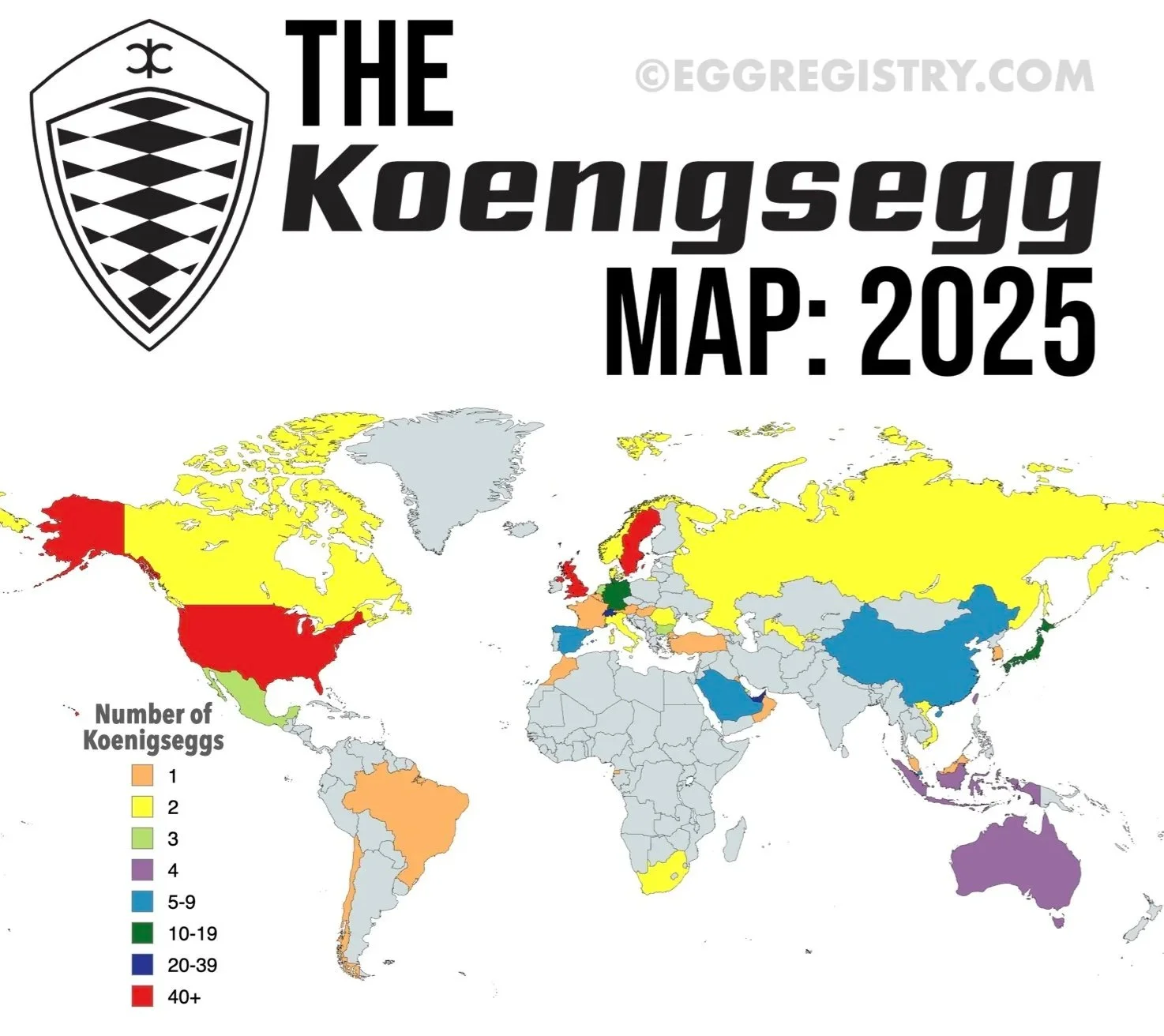 The Koenigsegg Map 2025