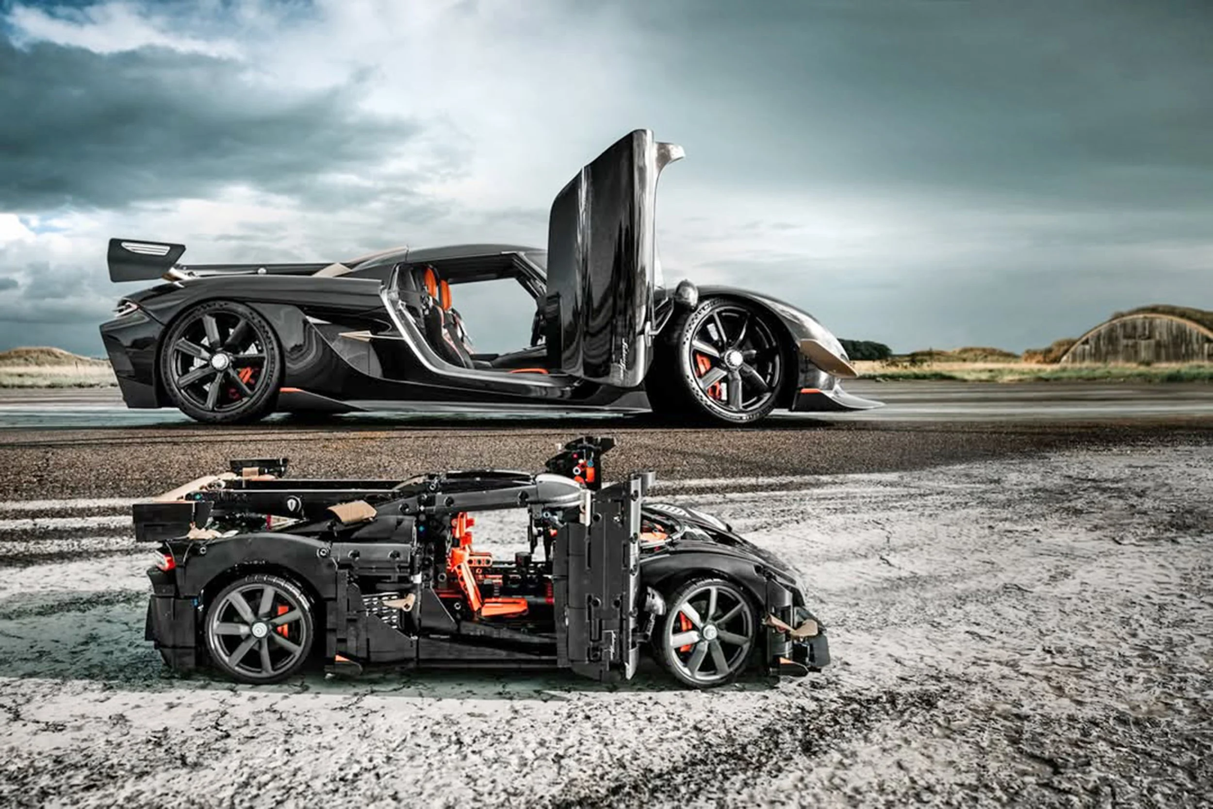 Side Angle LEGO Sadairs Spear and First Customer Car.jpg