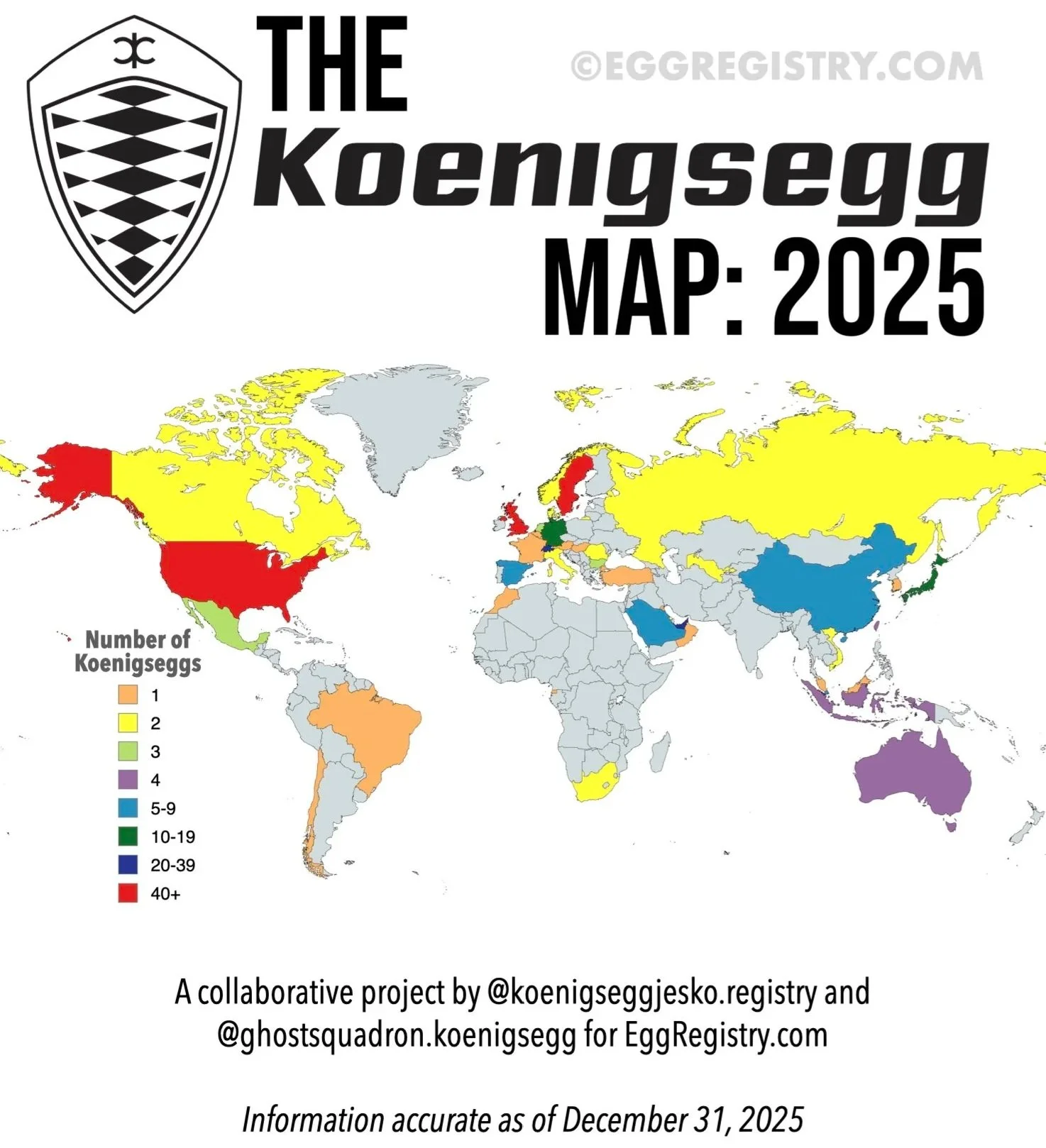 The Koenigsegg Map 2025 — Egg Registry