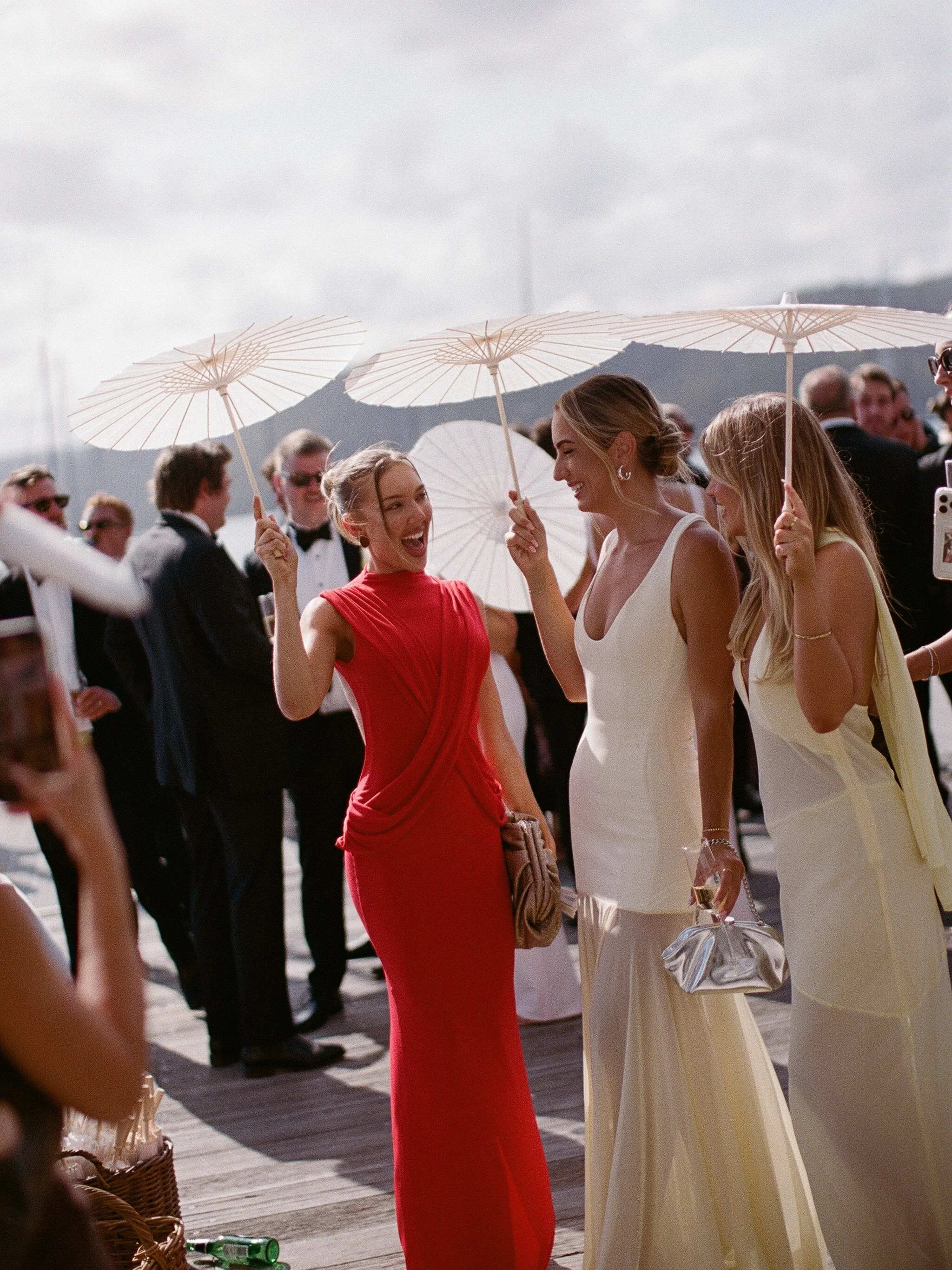JUST MARRIED.

That little pocket of time just after the ceremony, when the formalities are over and the celebration begins.

Congratulations from every direction, champagne flowing, music playing and the afternoon sun pouring across the deck at @ava