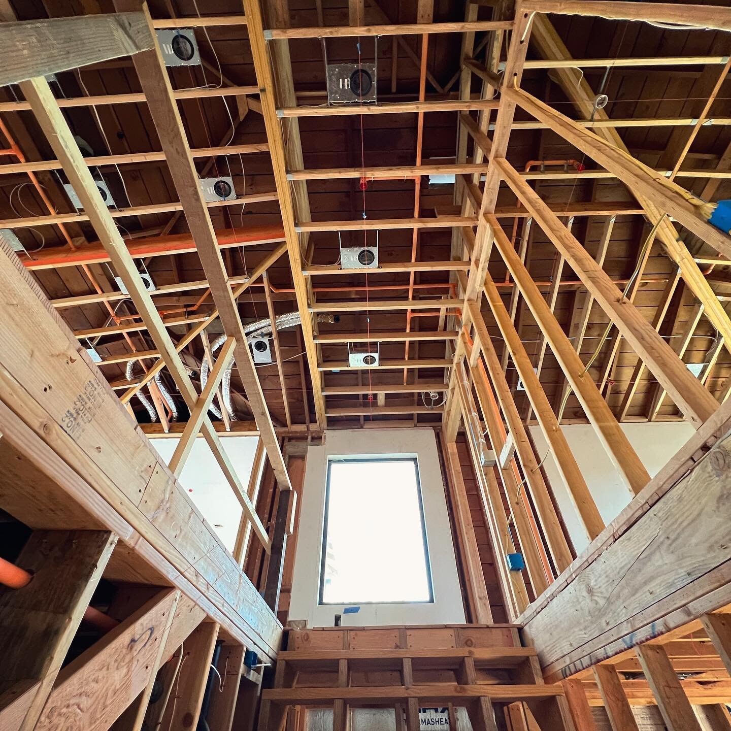 Some fun framing shots. Excited for the ceilings.