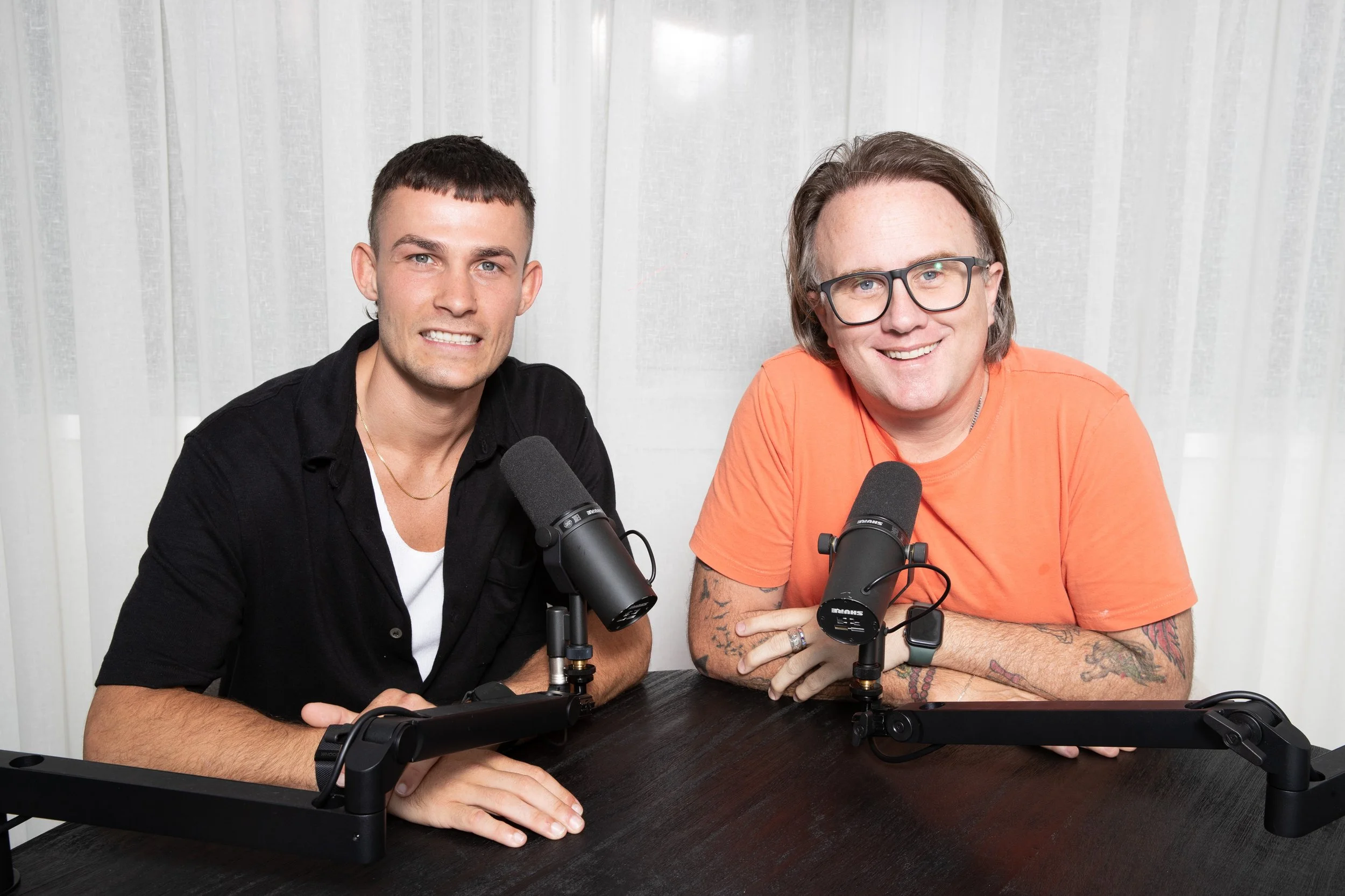 Harry Garside and Jonathon Moran