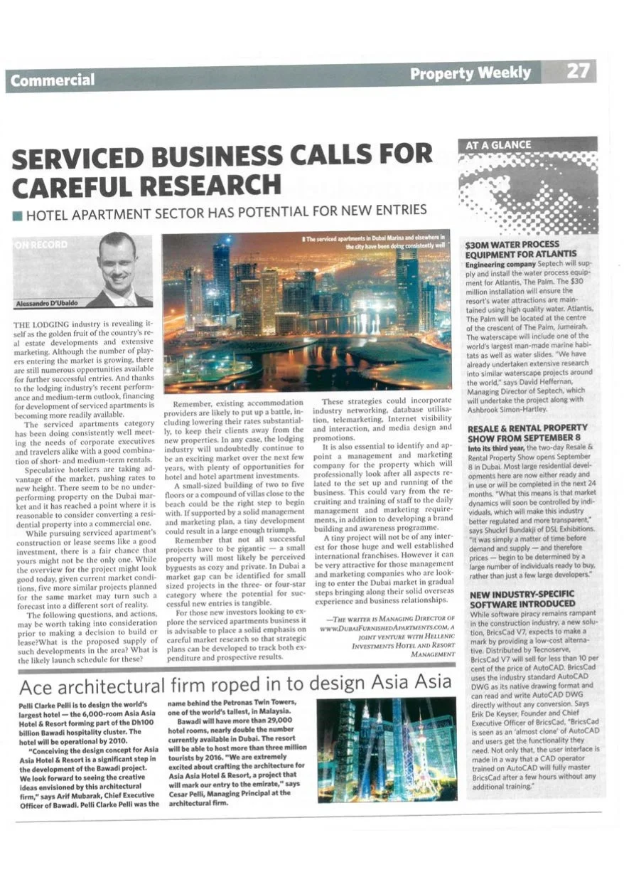 Serviced Business Calls for Careful Research