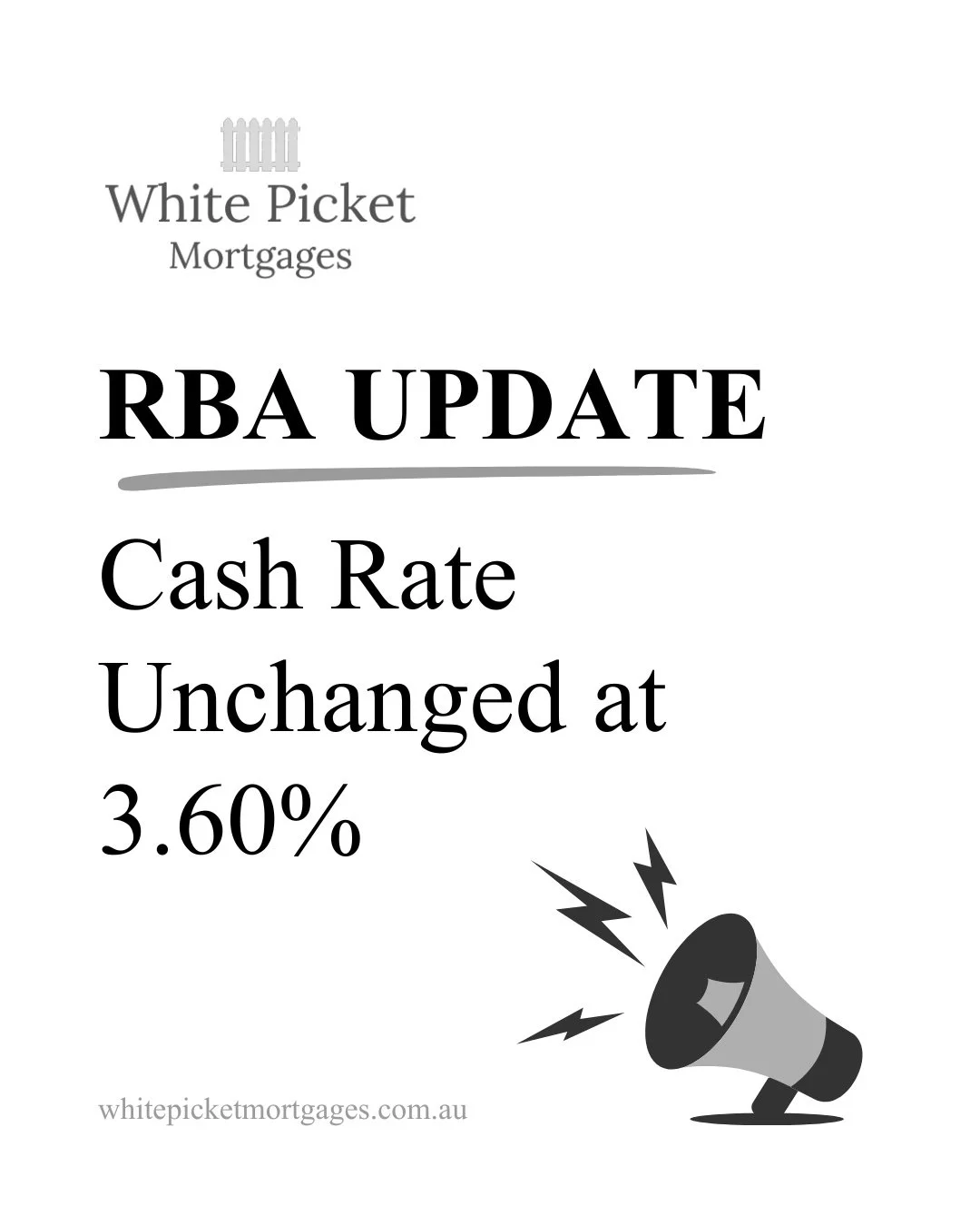 The RBA has kept the cash rate on hold at 3.60%, noting inflation has eased but recently ticked up again. The economy remains resilient, with strong private demand and rising housing activity, while the labour market shows signs of slowing but remain