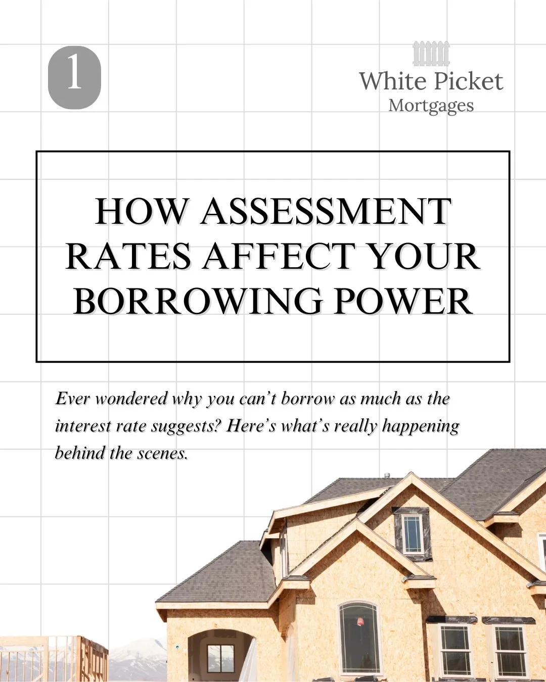 When it comes to borrowing for your first home, the interest rate you see isn&rsquo;t the full story.

Banks use an assessment rate that&rsquo;s a few percent higher to test if you could still manage repayments if rates rise.

This protects borrowers