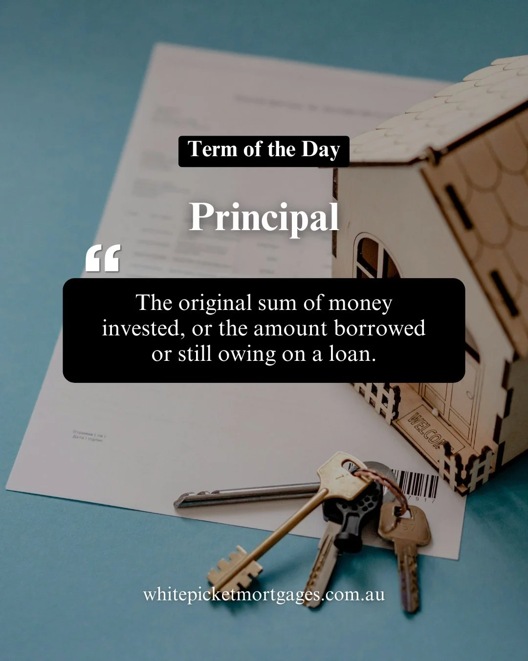 Understanding the basics makes smarter decisions easier.

Your loan principal is the amount you originally borrow, and it plays a big role in how much interest you pay over time.

Want to see how it applies to your home loan?

Leave us a message or c
