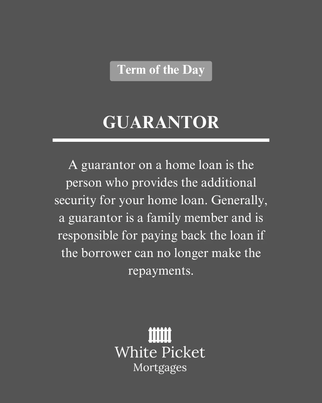 A guarantor can help strengthen a home loan application by providing additional security, which may make it easier to get started with less savings.

It is an option often used by family members, but it is important to understand the responsibilities