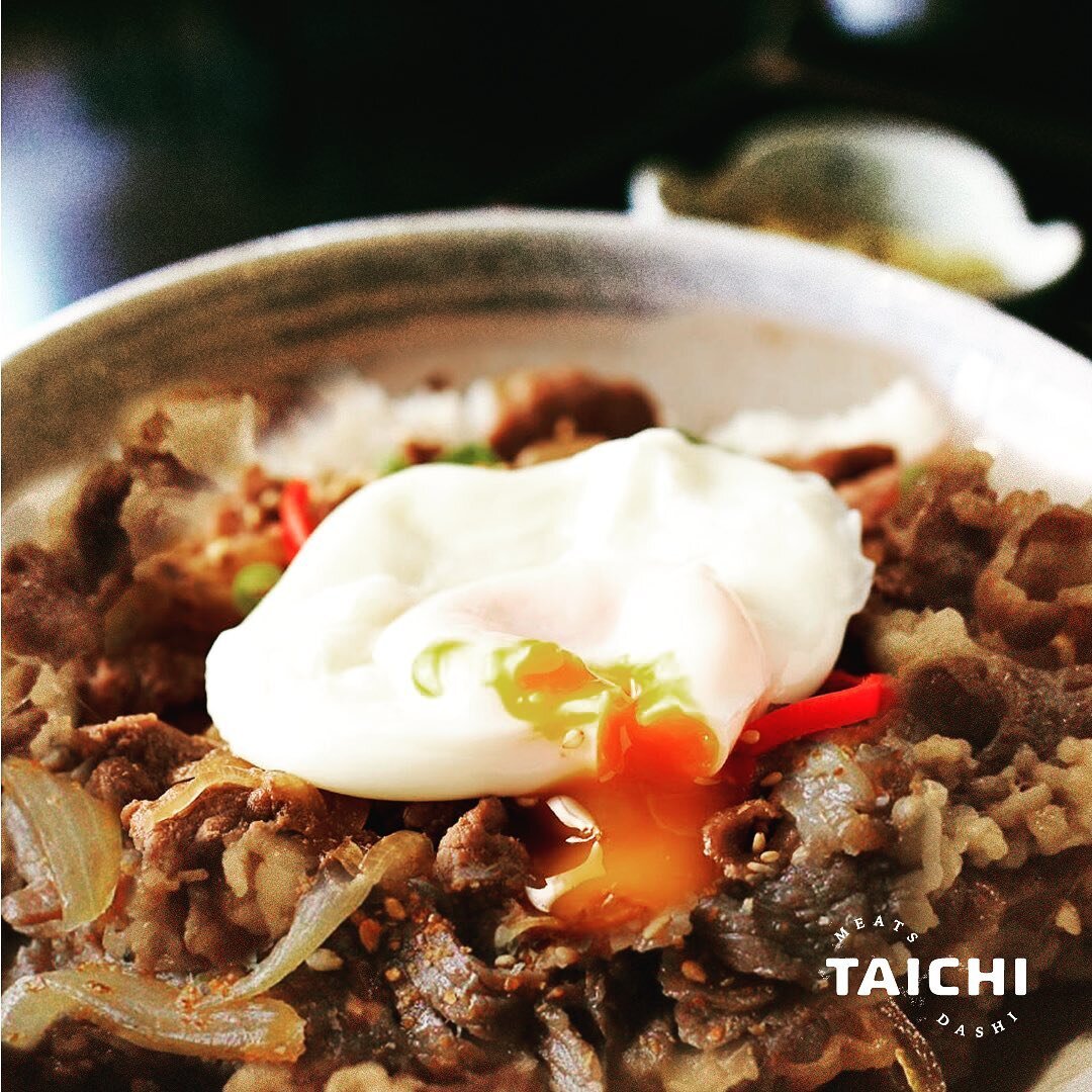 Premium Washu Gyudon arrives at Taichi in both Santa Clara &amp; San Mateo branches!!! Perfect blend of Washu &amp; Angus beef pairing with housemade Gyudon sauce &amp; Koshihikari rice with poached egg. Extraordinary taste happens only @ Taichi!!

#