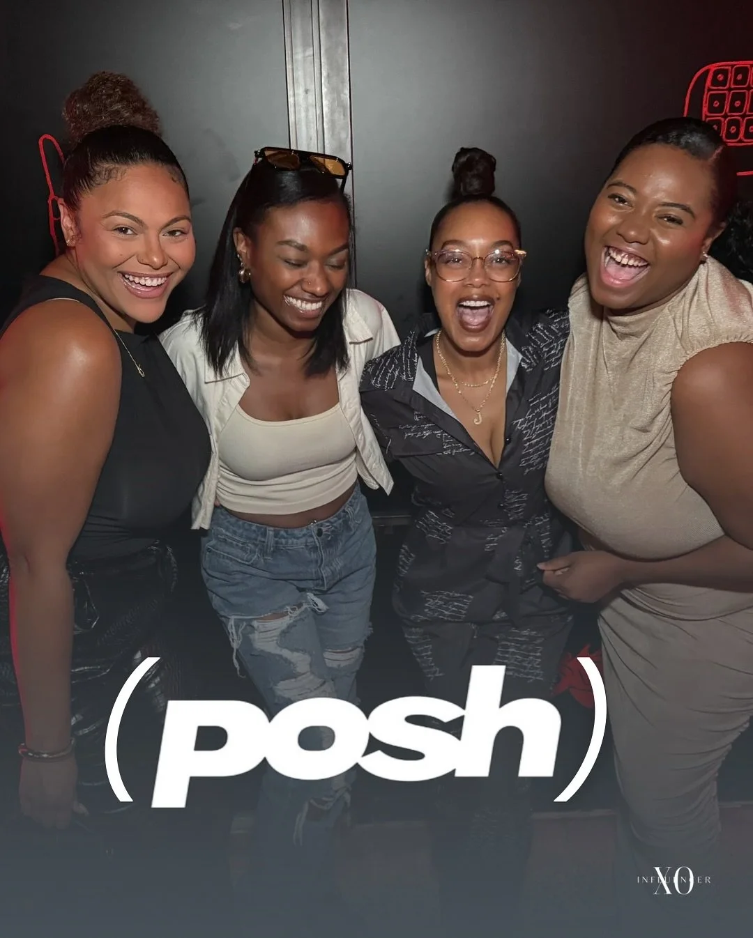 @posh.vip hosted a private event for curators and creatives in the community! &mdash; No plus ones, creating space for new connections✨ When you have community 🤞🏽 you&rsquo;re never really alone!

Of course the XO Babes ran into each other 🩶🤍🩶🤍