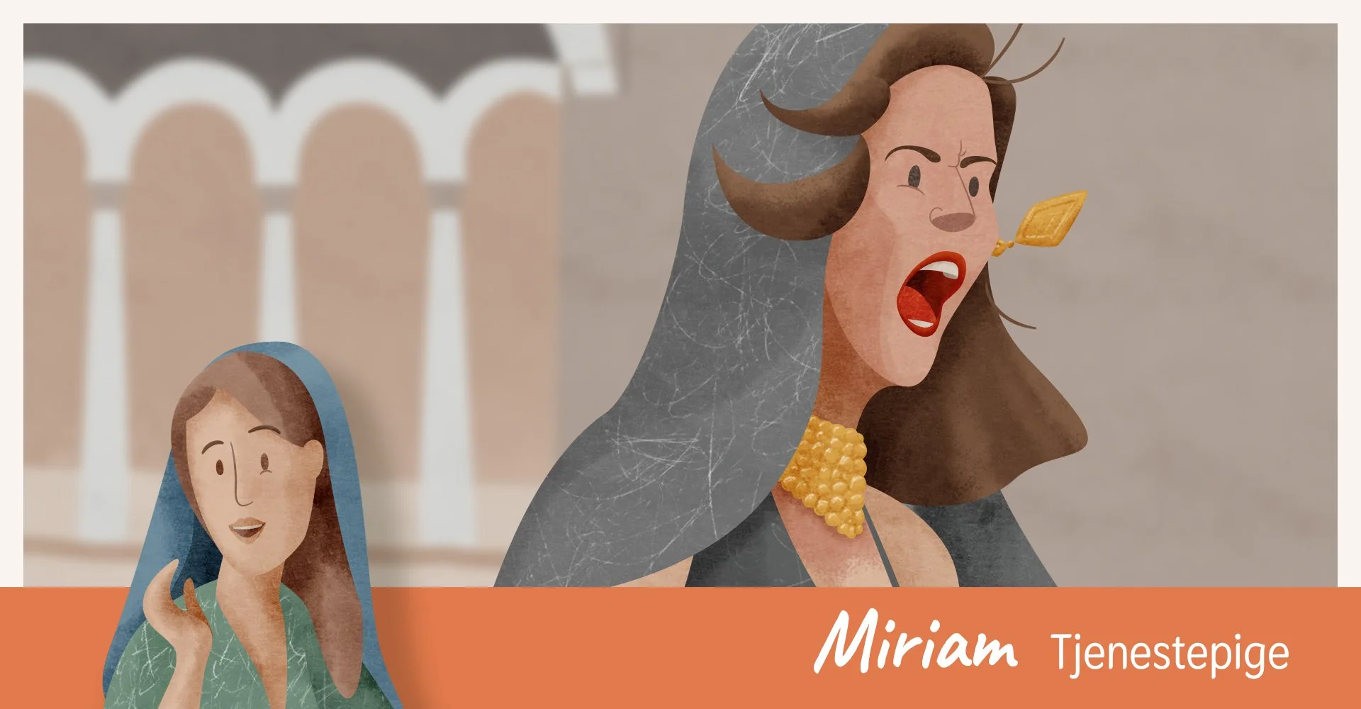 Illustrationer til interaktiv konfirmand-undervisning. Til Folkekirkens Udviklings- og Videnscenter.