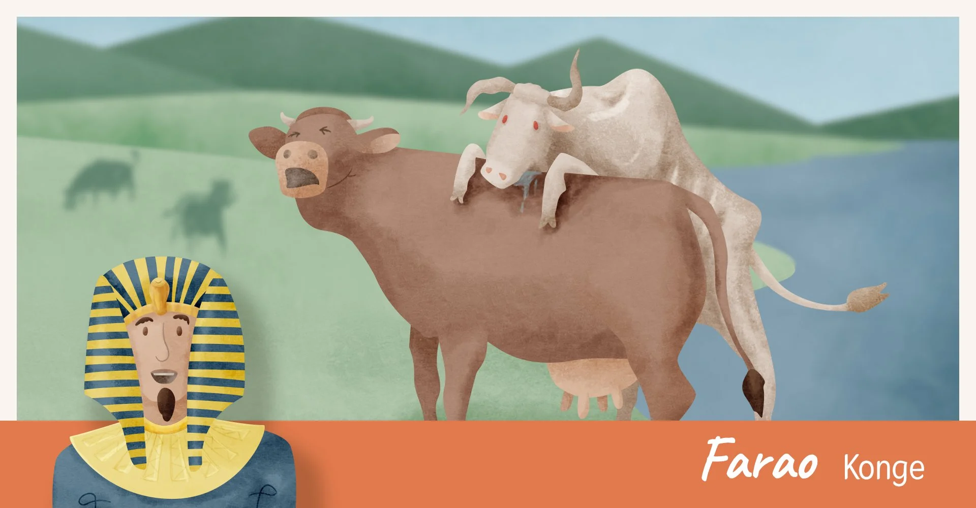 Illustrationer til interaktiv konfirmand-undervisning. Til Folkekirkens Udviklings- og Videnscenter.