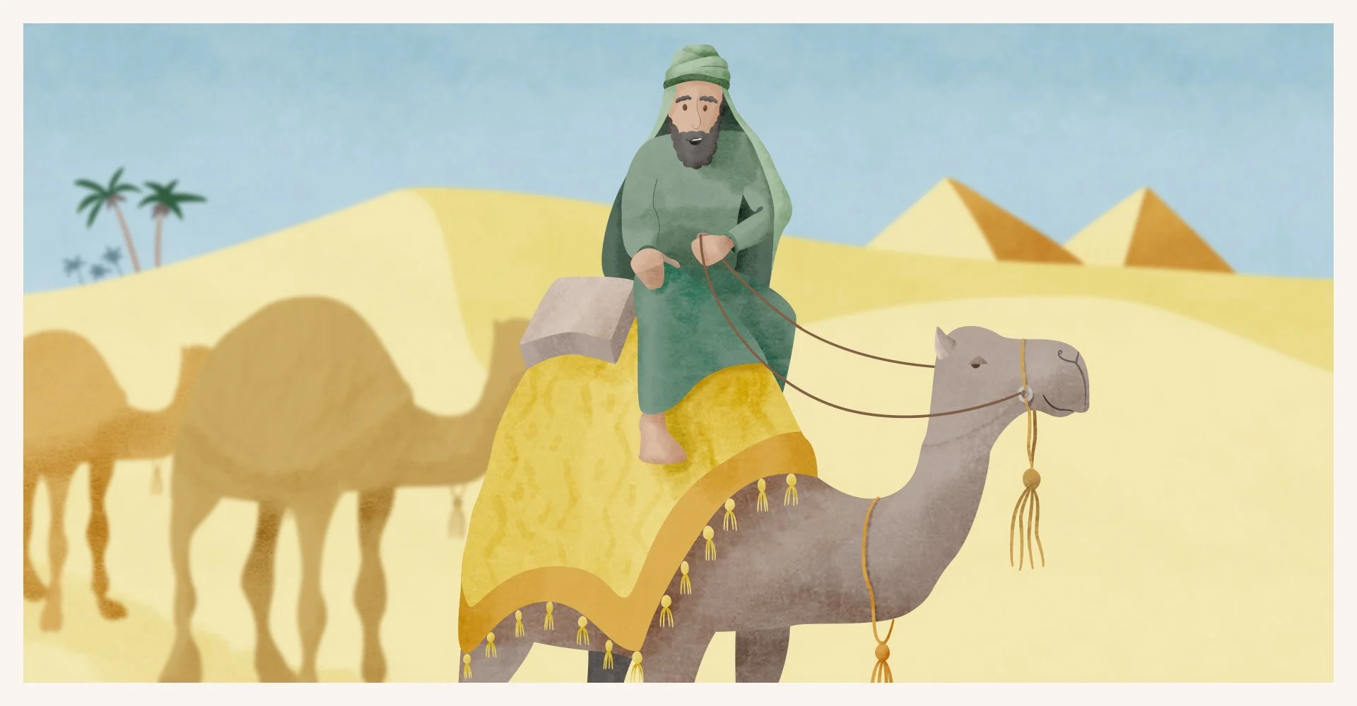 Illustrationer til interaktiv konfirmand-undervisning. Til Folkekirkens Udviklings- og Videnscenter.