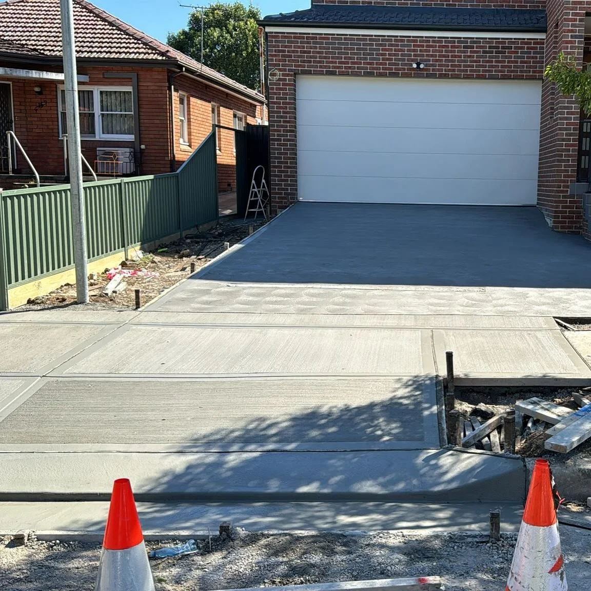 Flawless Driveway, Council Layback &amp; Footpath Concrete Pour. Compliant with All Requirements, Inspection organised by the team and approved with ease for another relieved client ✅
