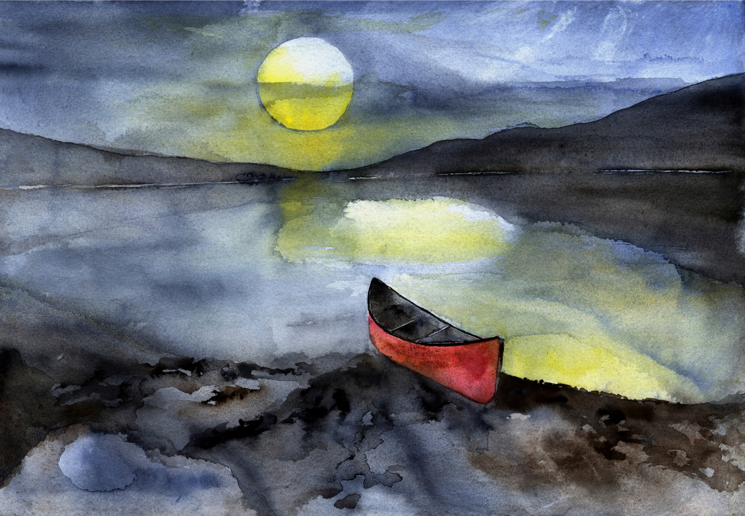 Loon Cove Watercolor 