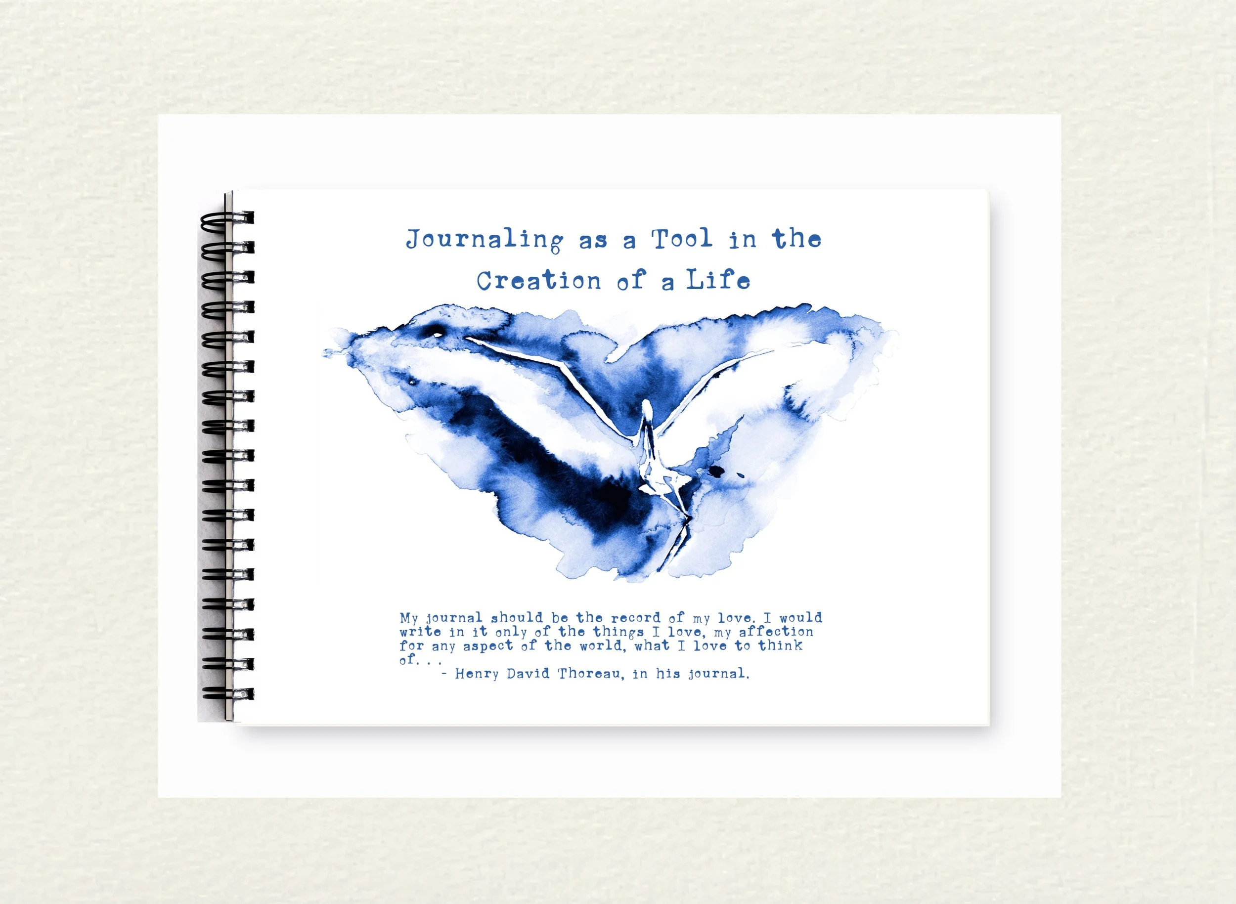 The Journaling softcover wire-o bound book: Journaling as a Tool in the Creation of a Life