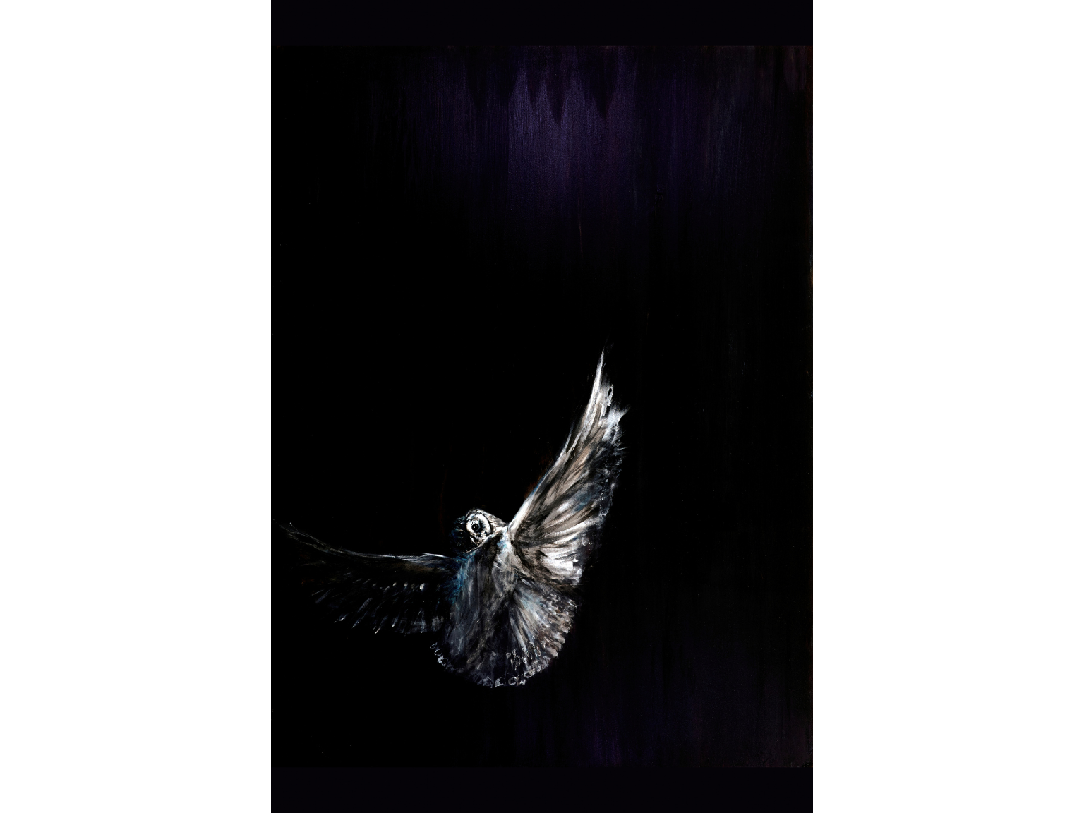 Night Owl Watercolor 