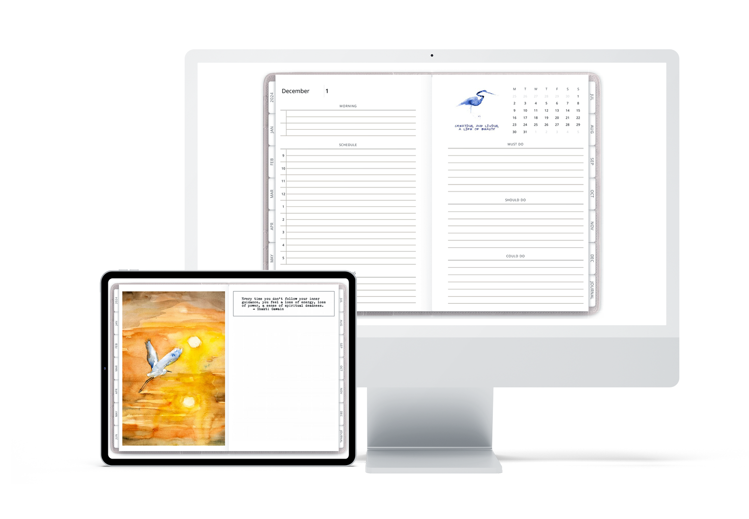 The 2024 heron dance digital creativity planner heron dance art studio