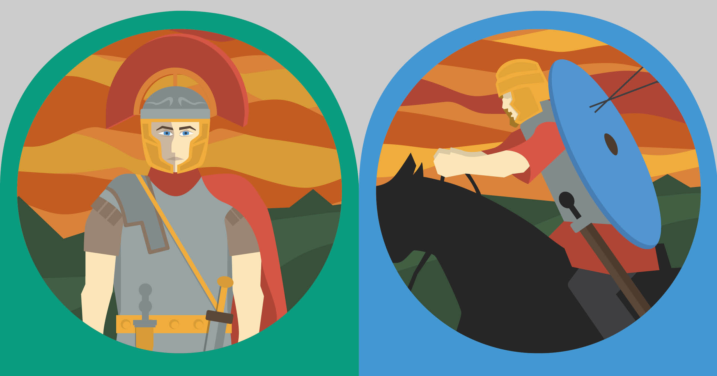 Legionary and Auxiliary Roman Soldiers