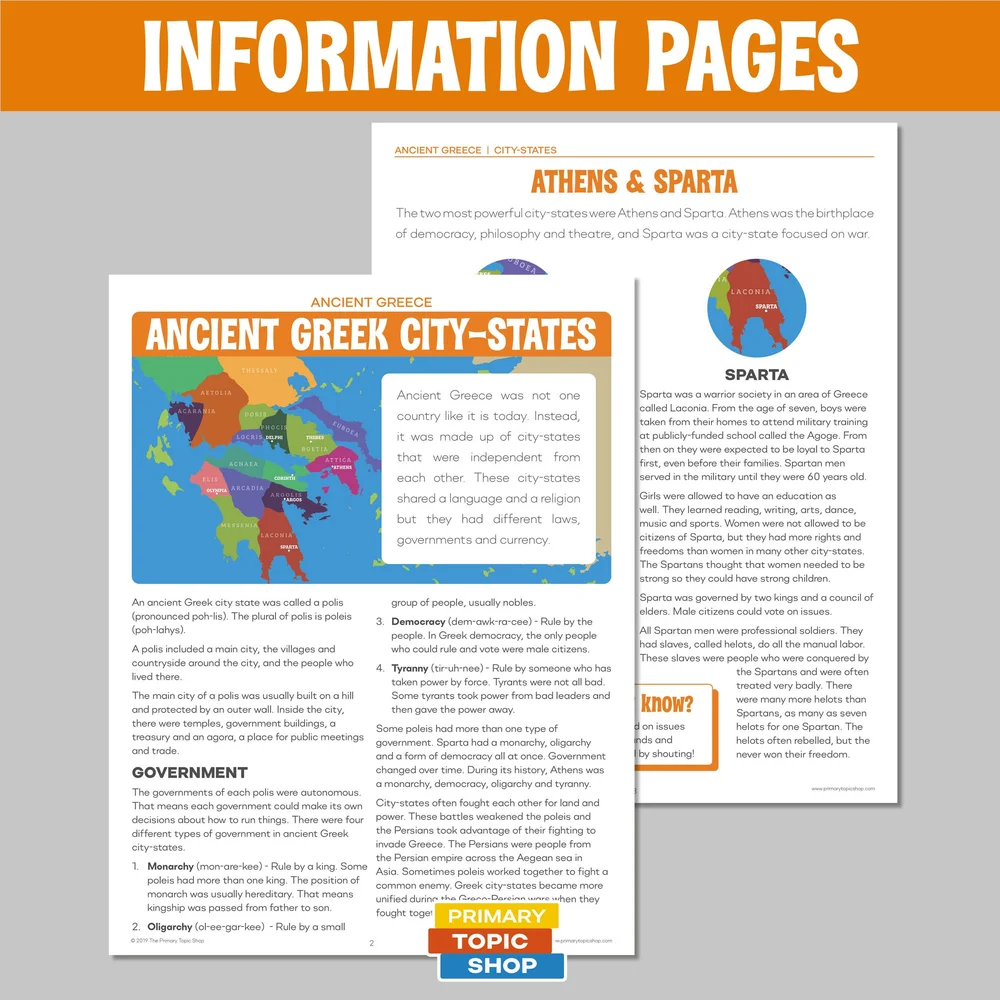 Ancient Greece Bundle — Primary Topic Shop