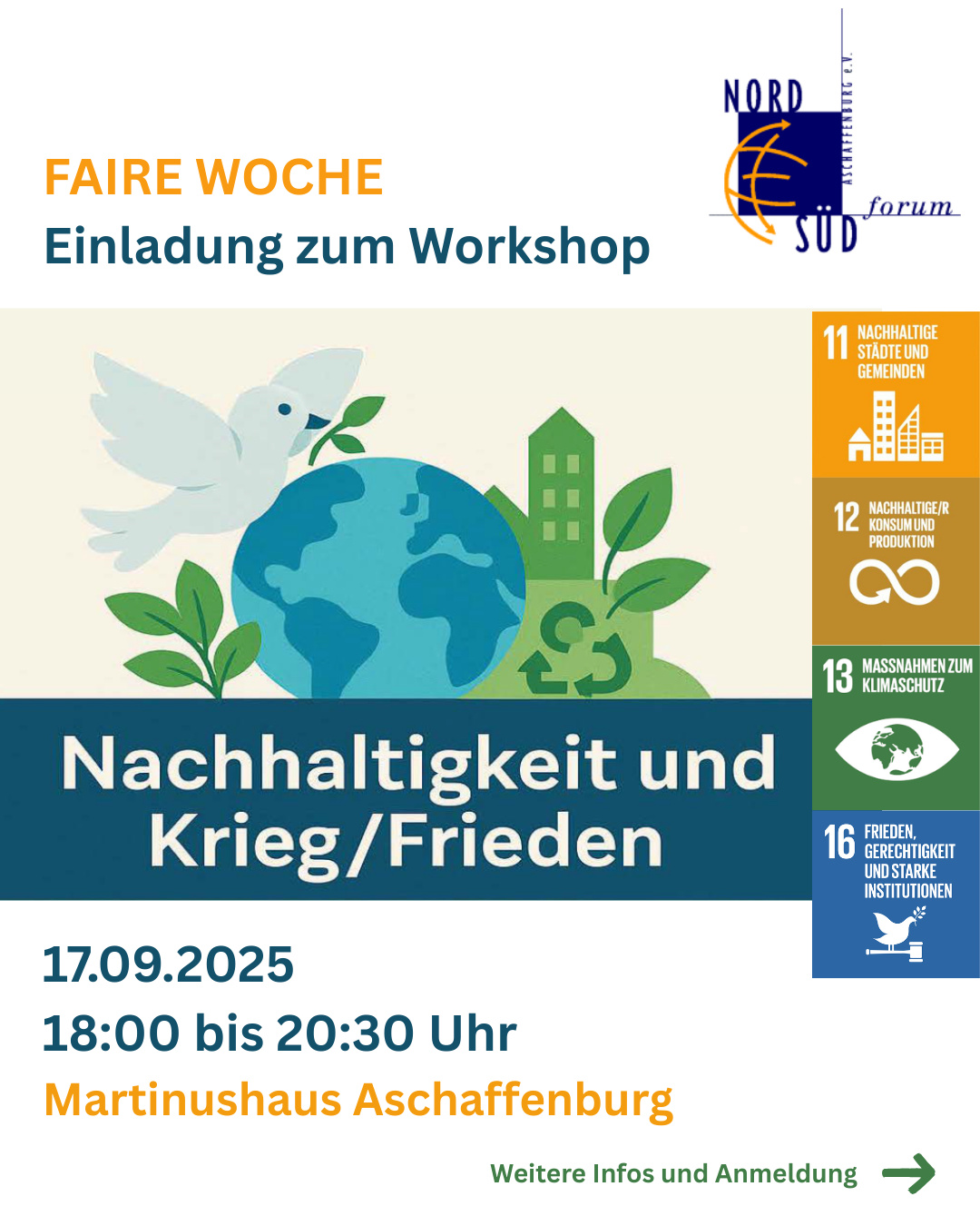 Workshop: Nachhaltigkeit und Krieg/Frieden