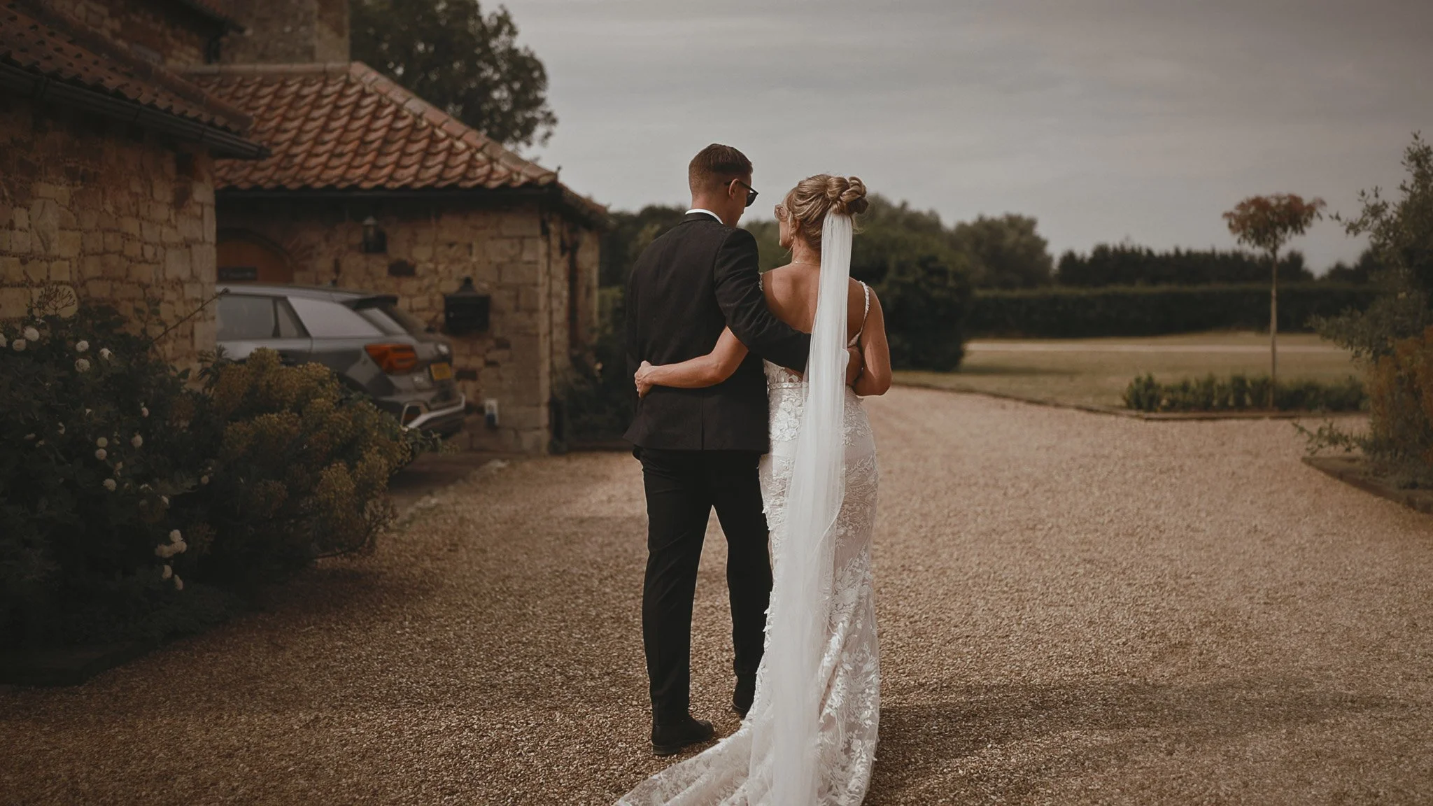 A wedding videography shot from an Oxnead Hall wedding, captured by Norfolk videographer Luke Batchelor Productions.