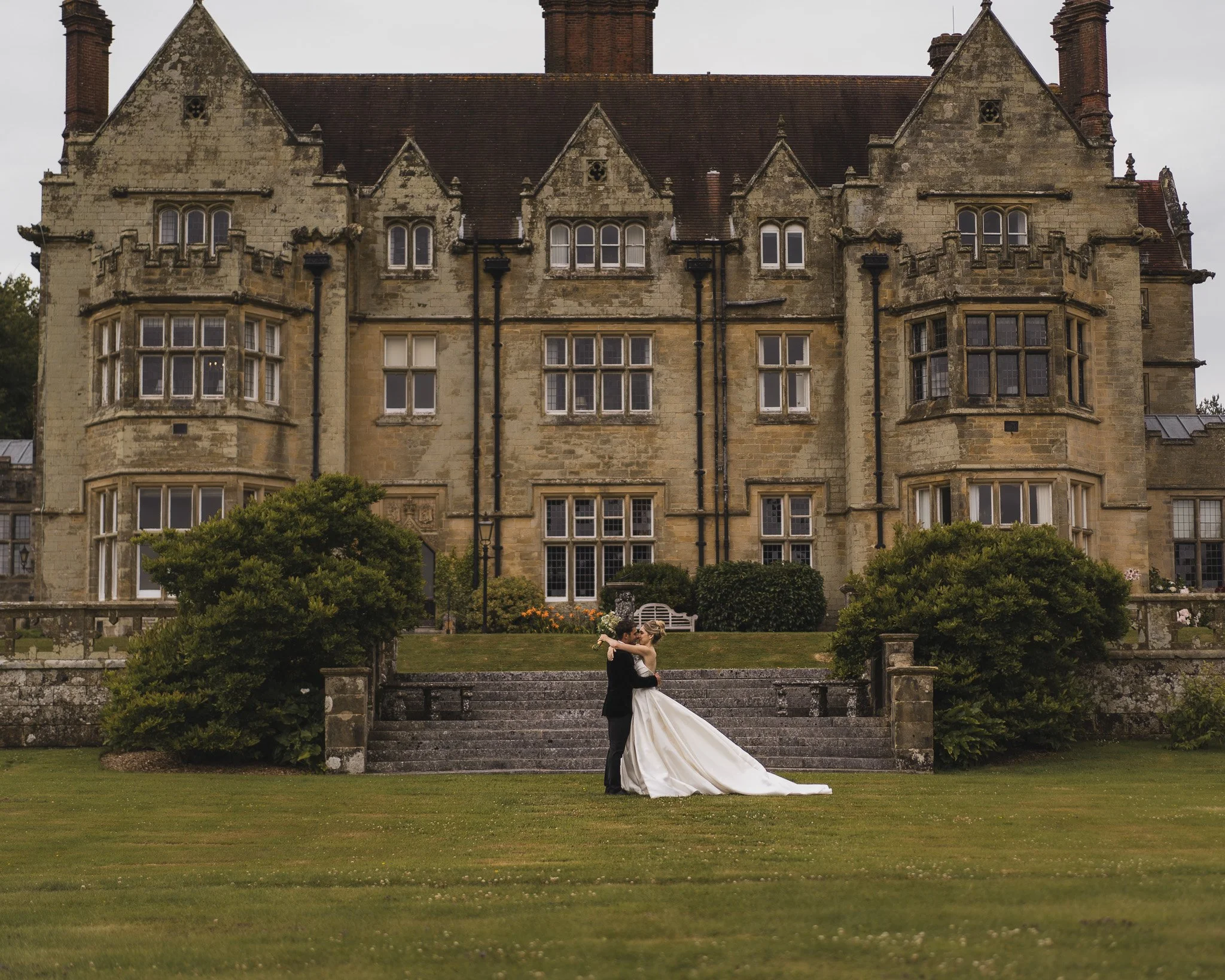 A shot from a wedding at Balcombe Place in Sussex, captured by wedding videographer Luke Batchelor Productions.