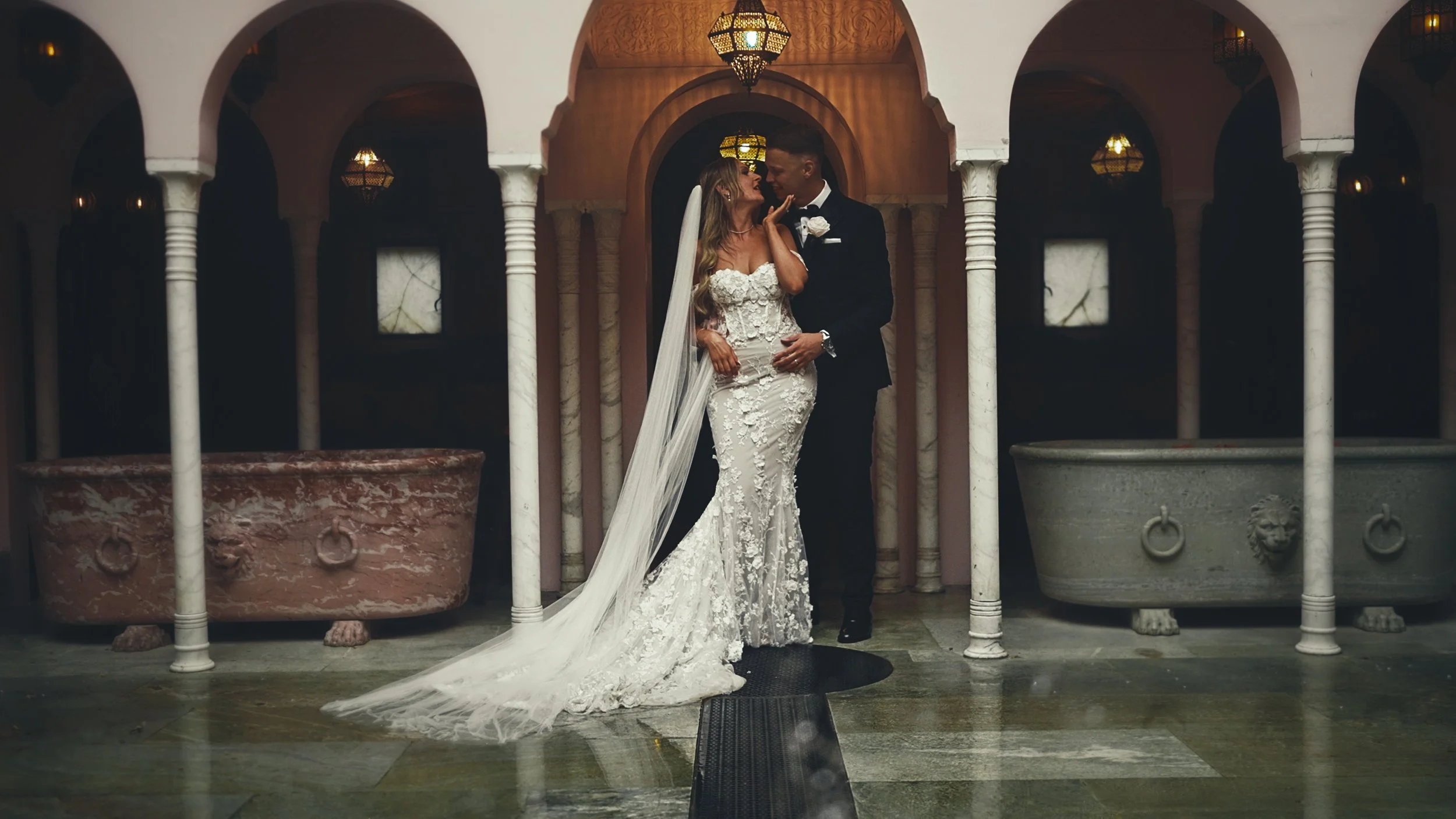 An editorial style wedding videography shot from a Buckinghamshire wedding, captured by videographer Luke Batchelor Productions.