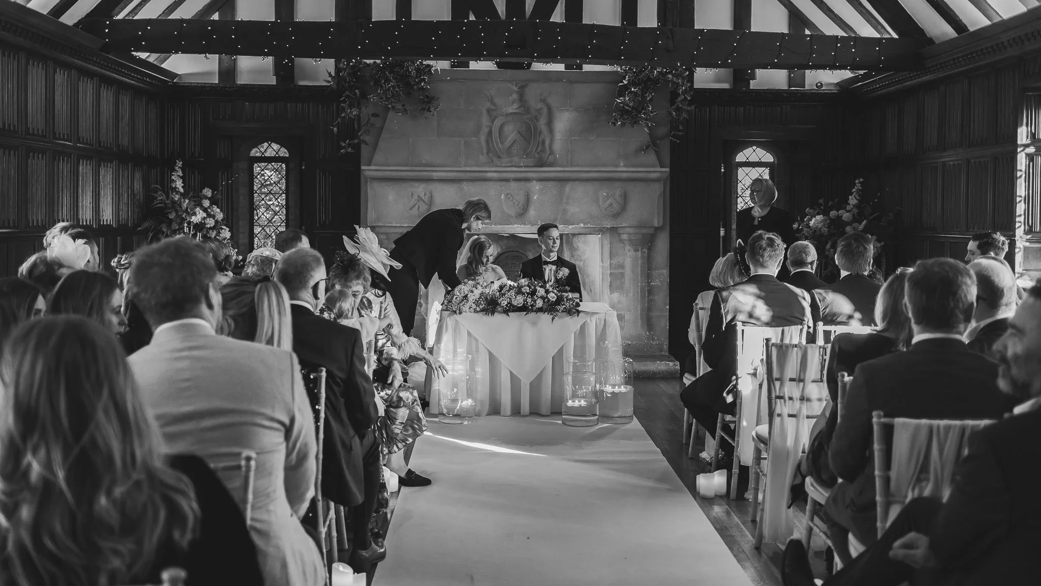 An image from a luxury UK wedding, captured by a wedding photography and videography team from Luke Batchelor Productions.