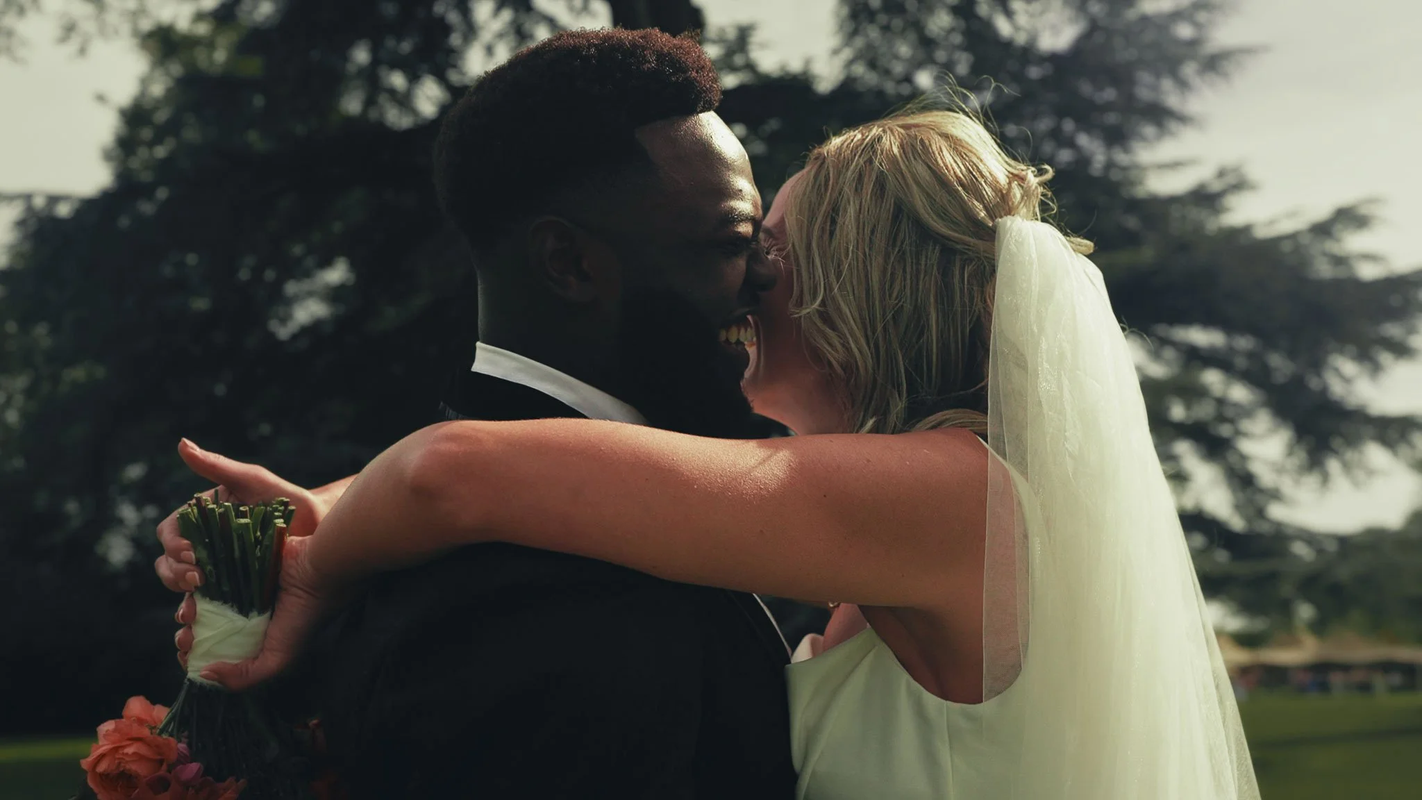 A cinematic wedding videography shot from Mapledurham House, captured by wedding videographer Luke Batchelor Productions