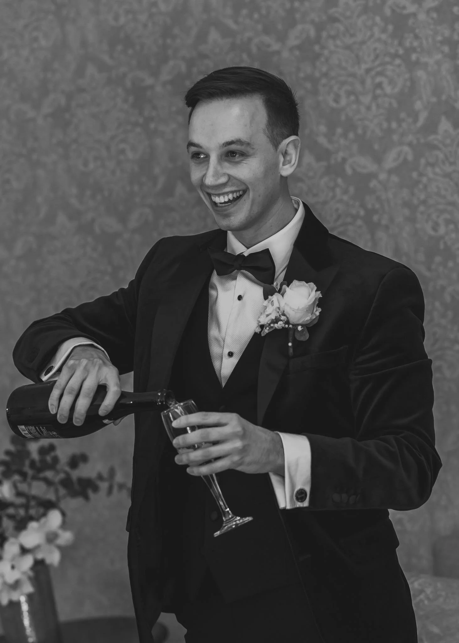 An image from a luxury UK wedding, captured by a wedding photography and videography team from Luke Batchelor Productions.