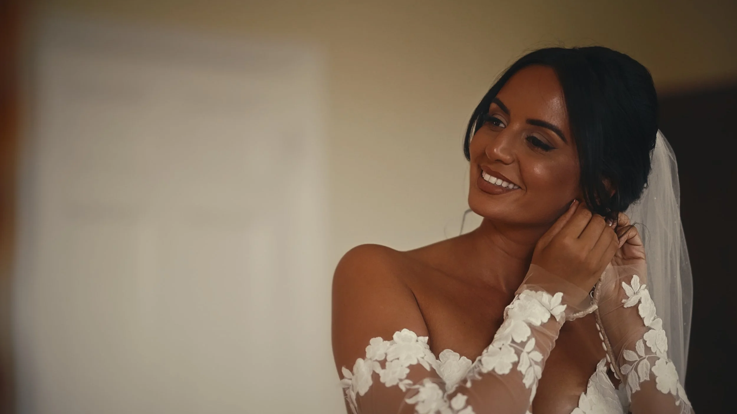 An elegant wedding videography shot, created by UK & Destination wedding videographer Luke Batchelor Productions