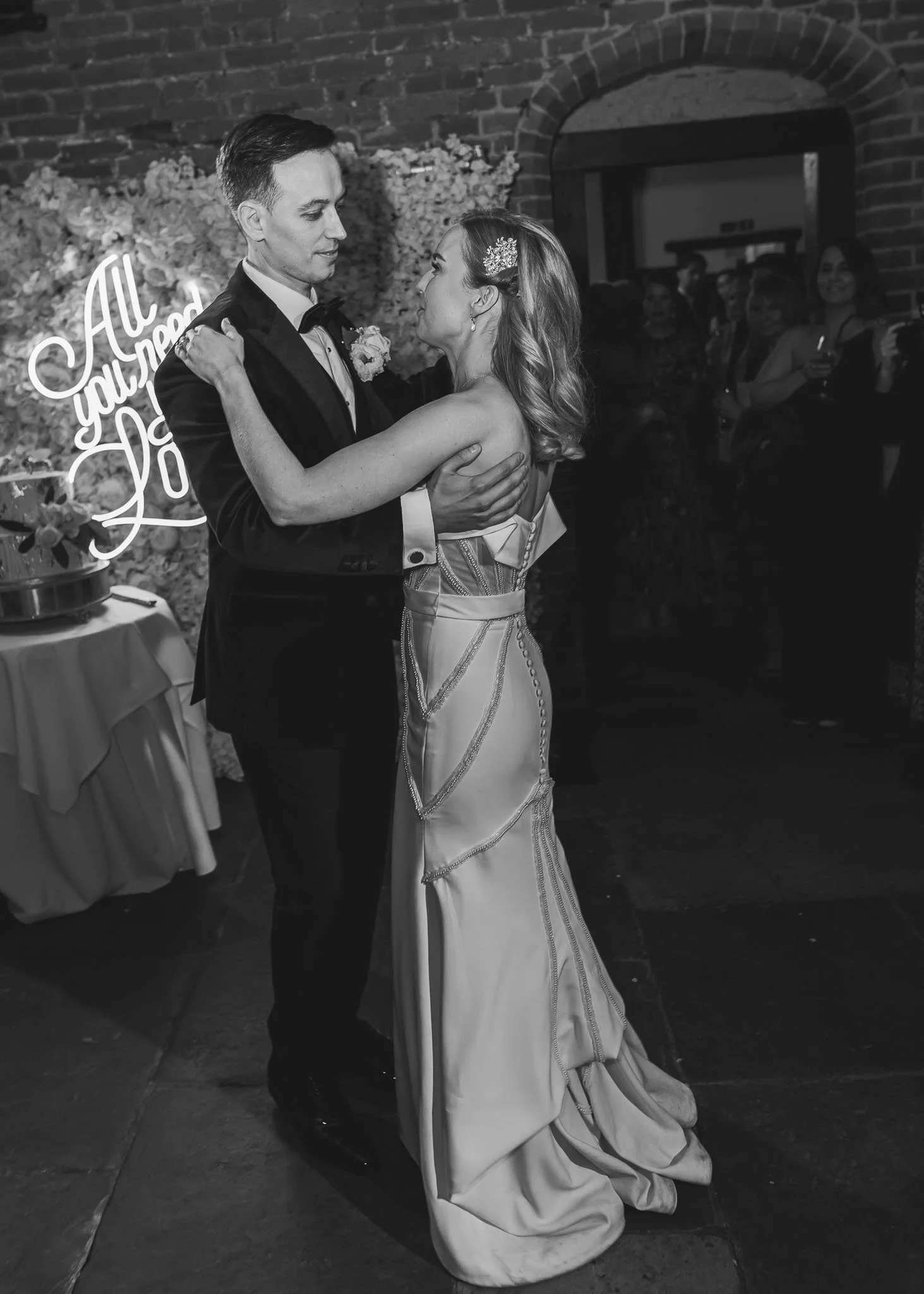 An image from a luxury UK wedding, captured by a wedding photography and videography team from Luke Batchelor Productions.