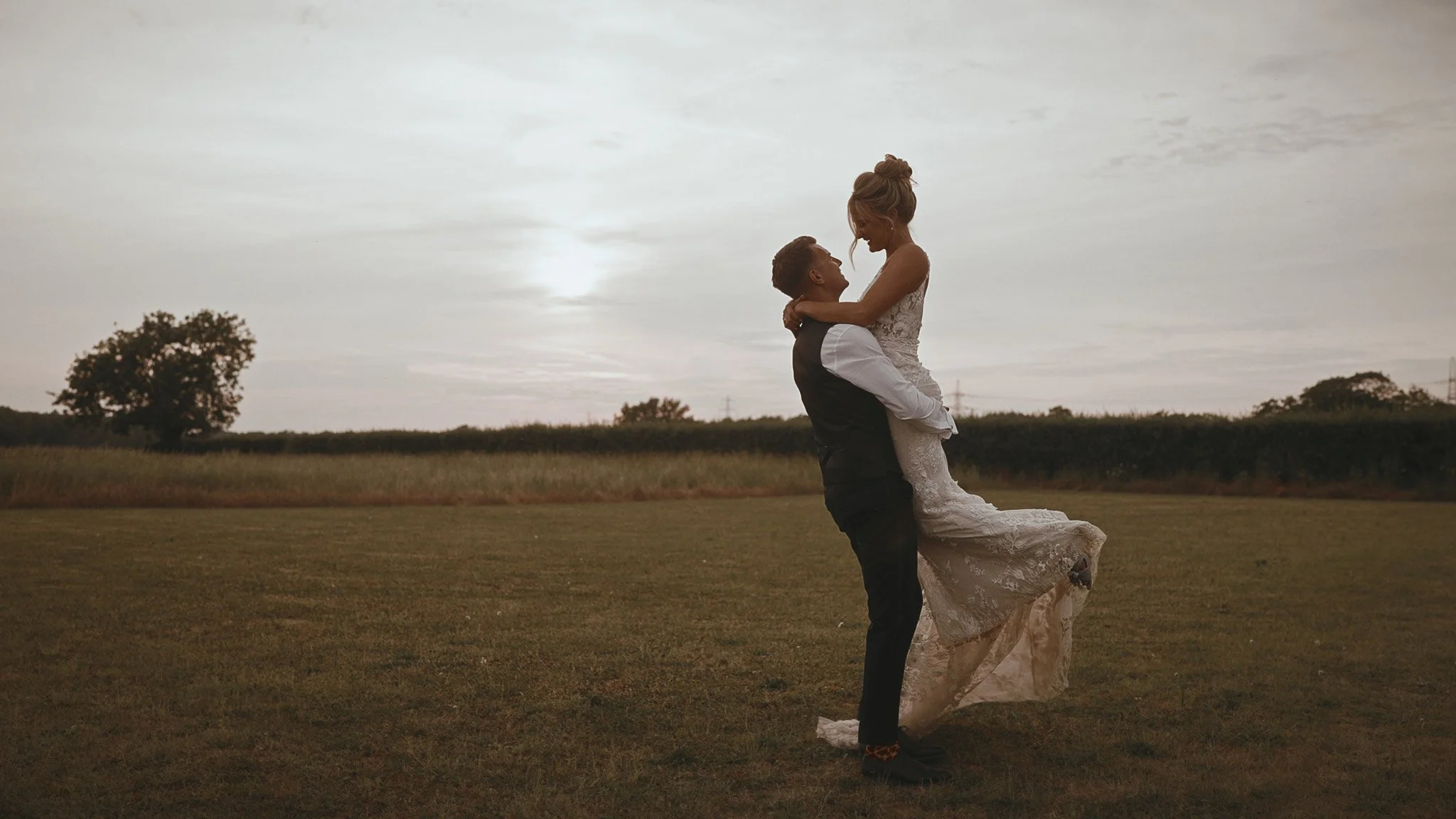 An image of a wedding in Norfolk, captured by wedding videographer Luke Batchelor Productions.