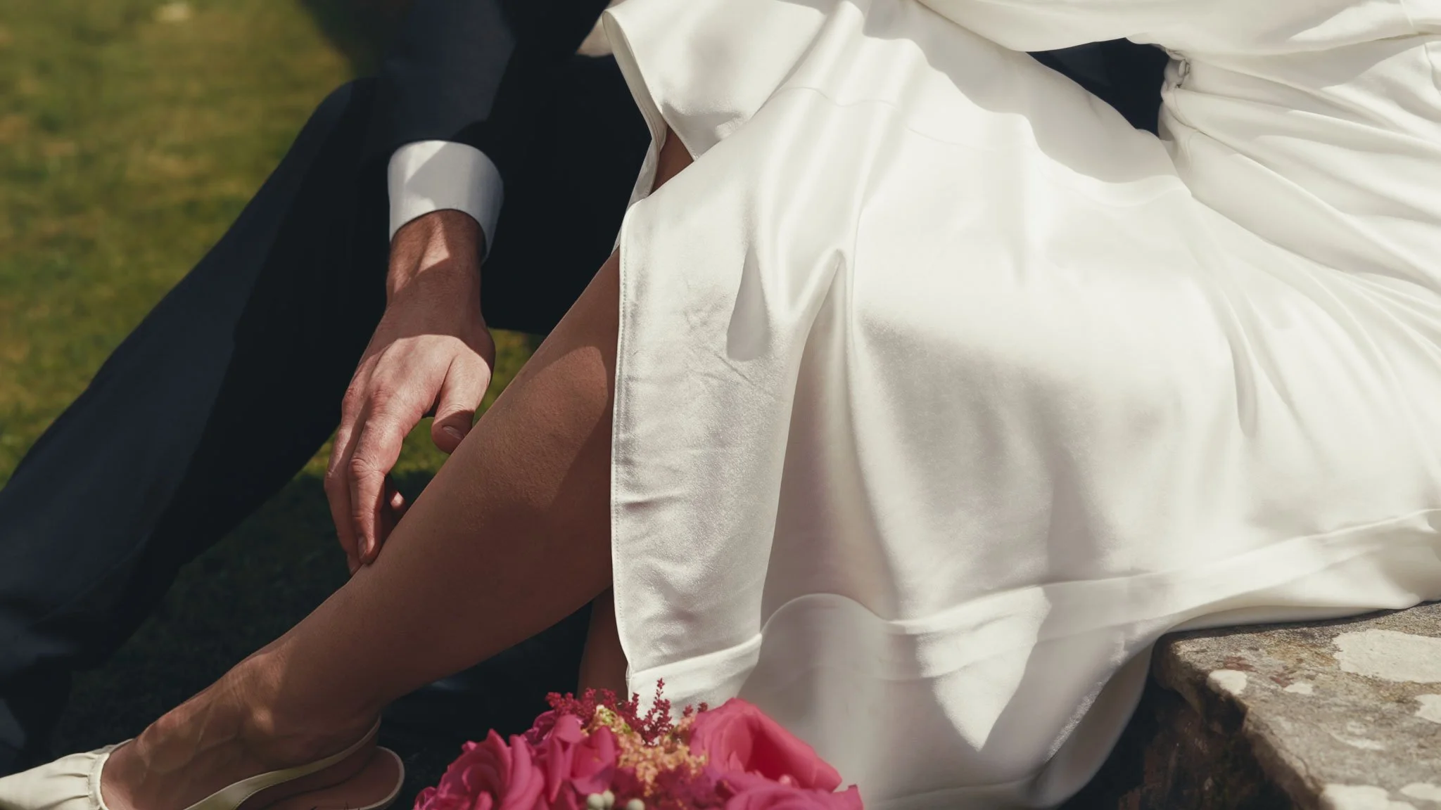 A wedding videography shot from a luxury black-tie wedding at Port Lympne Hotel, captured by videographer Luke Batchelor Productions.
