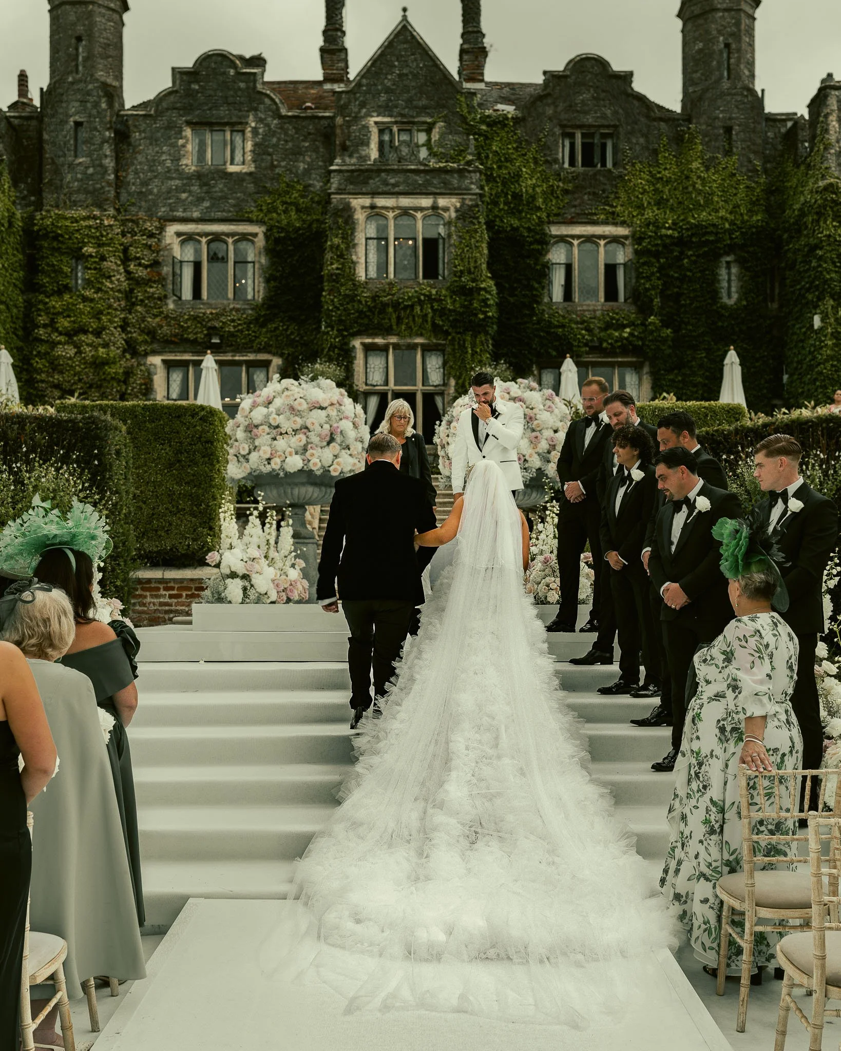 A luxury Eastwell Manor wedding, filmed and photographed by Kent wedding videographer Luke Batchelor Productions.