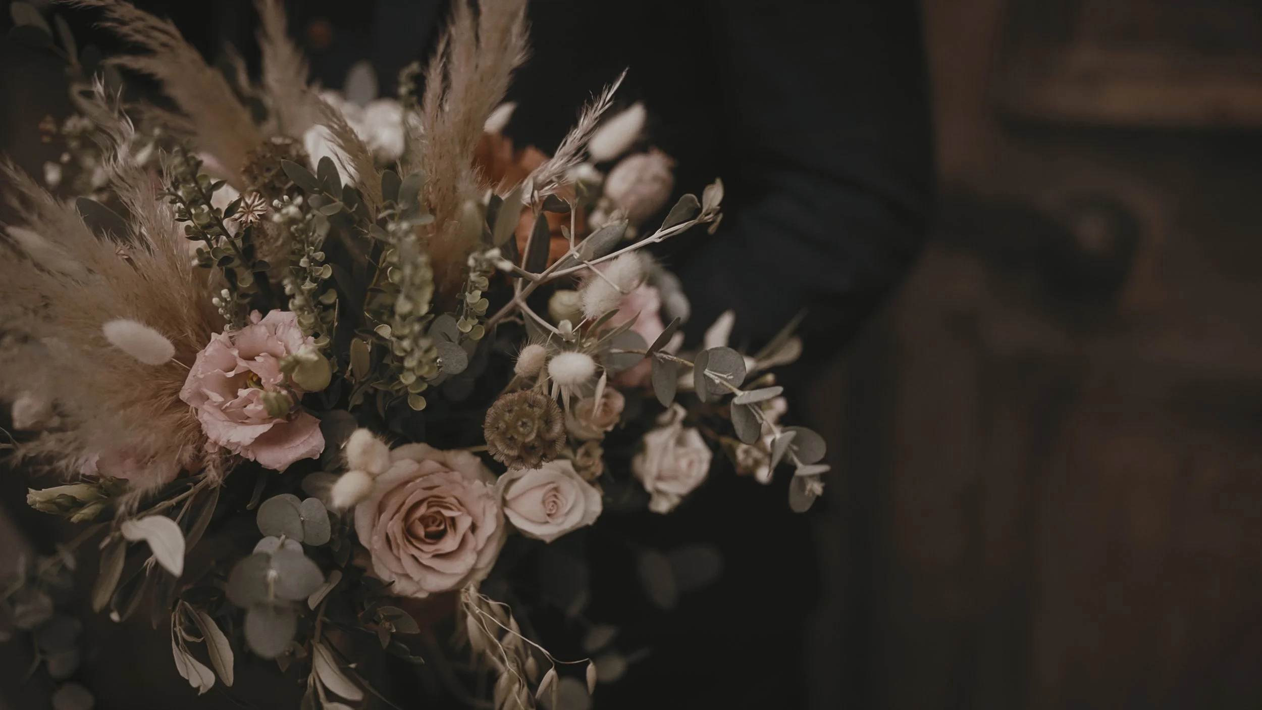 An image of a wedding at Winters Barns, captured by Kent wedding videographer Luke Batchelor Productions.