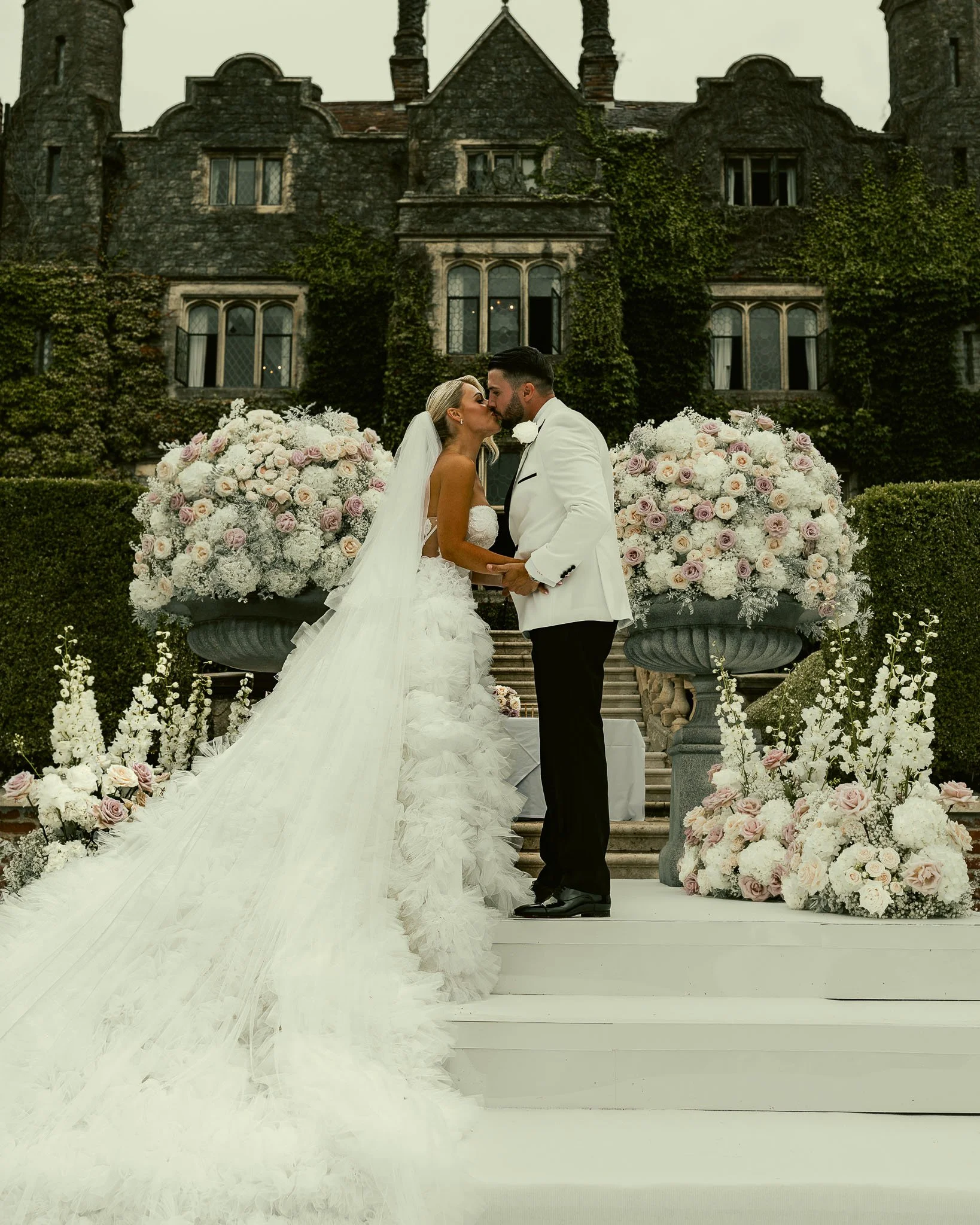 A luxury Eastwell Manor wedding, filmed and photographed by Kent wedding videographer Luke Batchelor Productions.